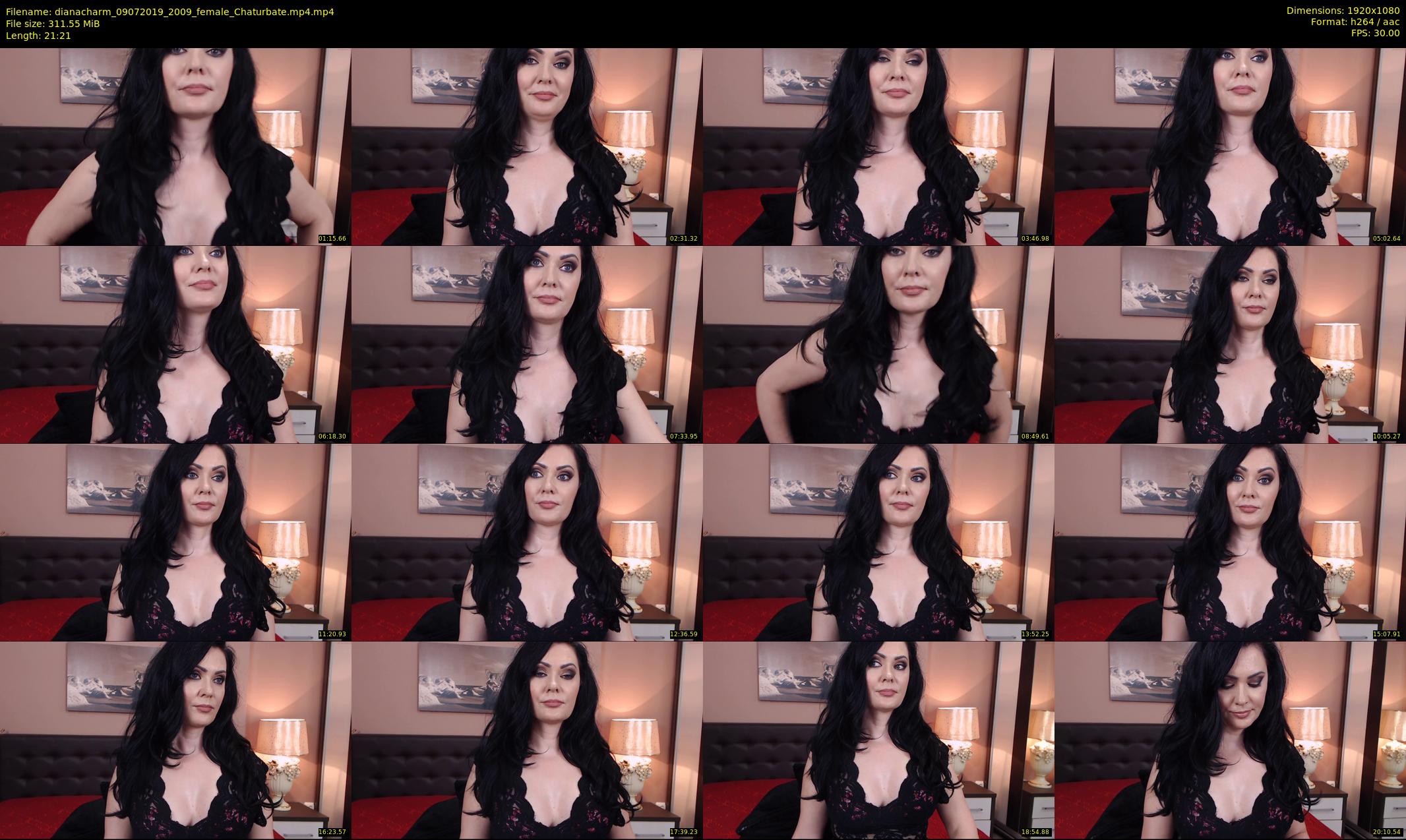 dianacharm — 22 minute Chaturbate female cam show recording, 1080p, Jul 9, 2019