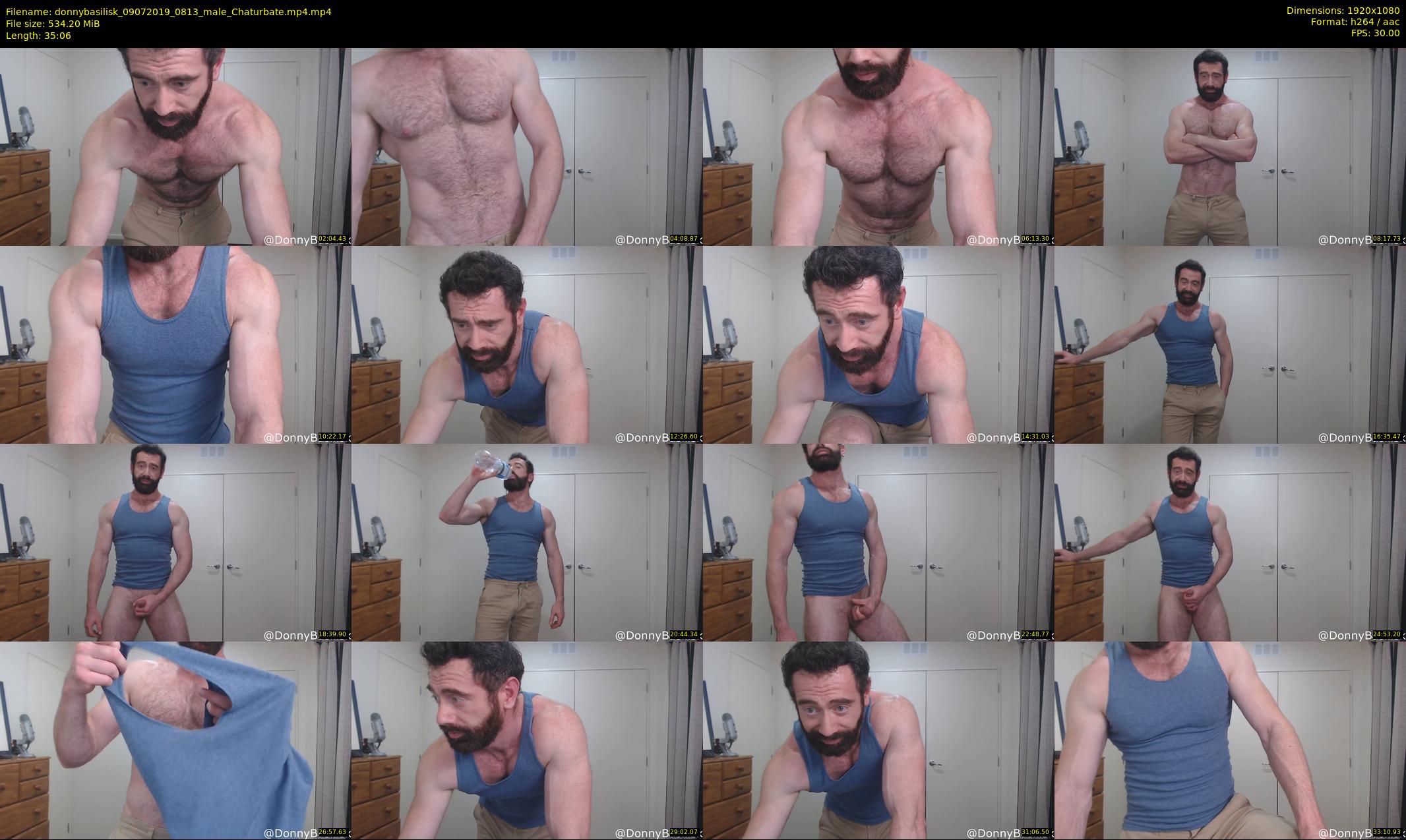 donnybasilisk — 36 minute Chaturbate male cam show recording, 1080p, Jul 9, 2019