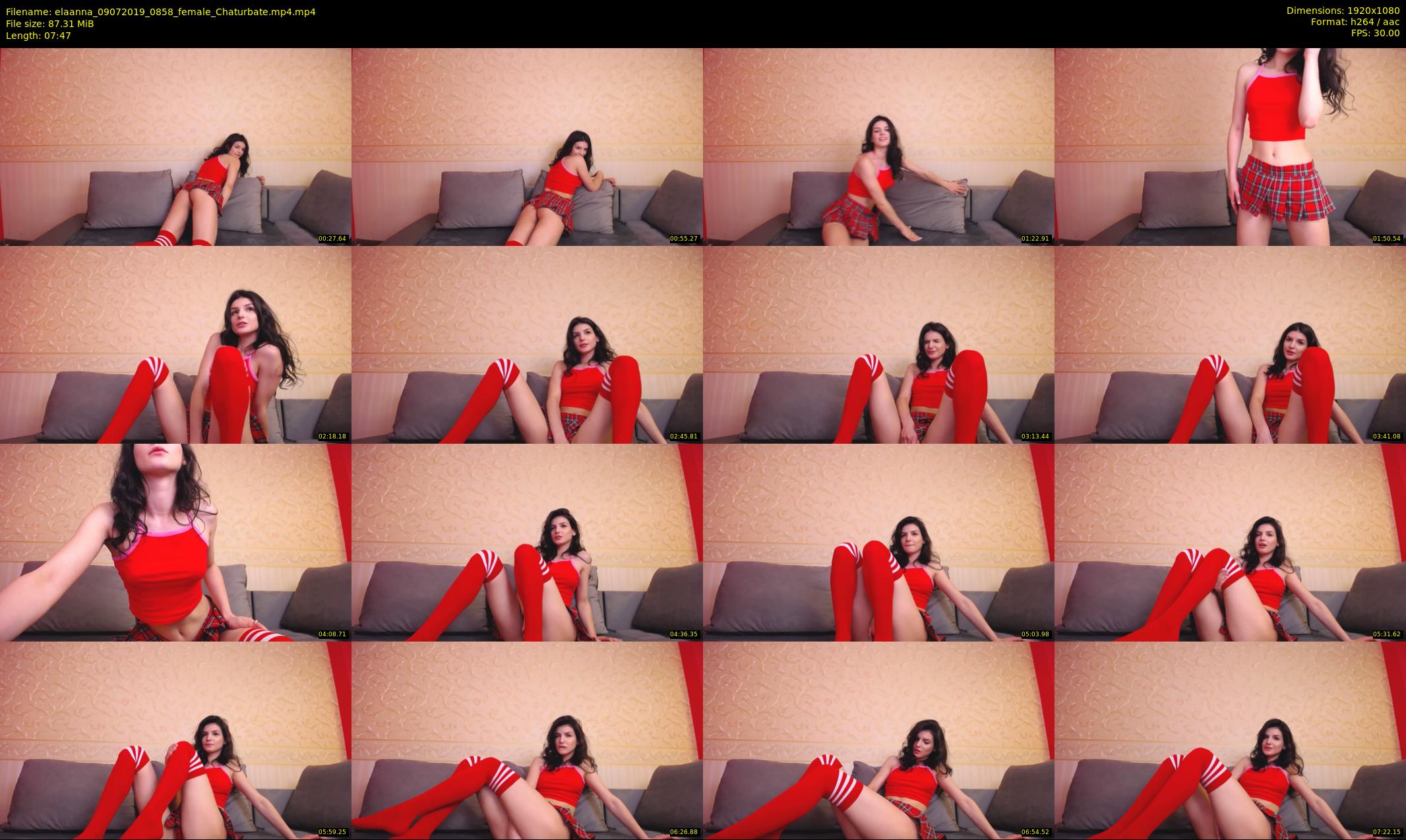 elaanna — 8 minute Chaturbate female cam show recording, 1080p, Jul 9, 2019