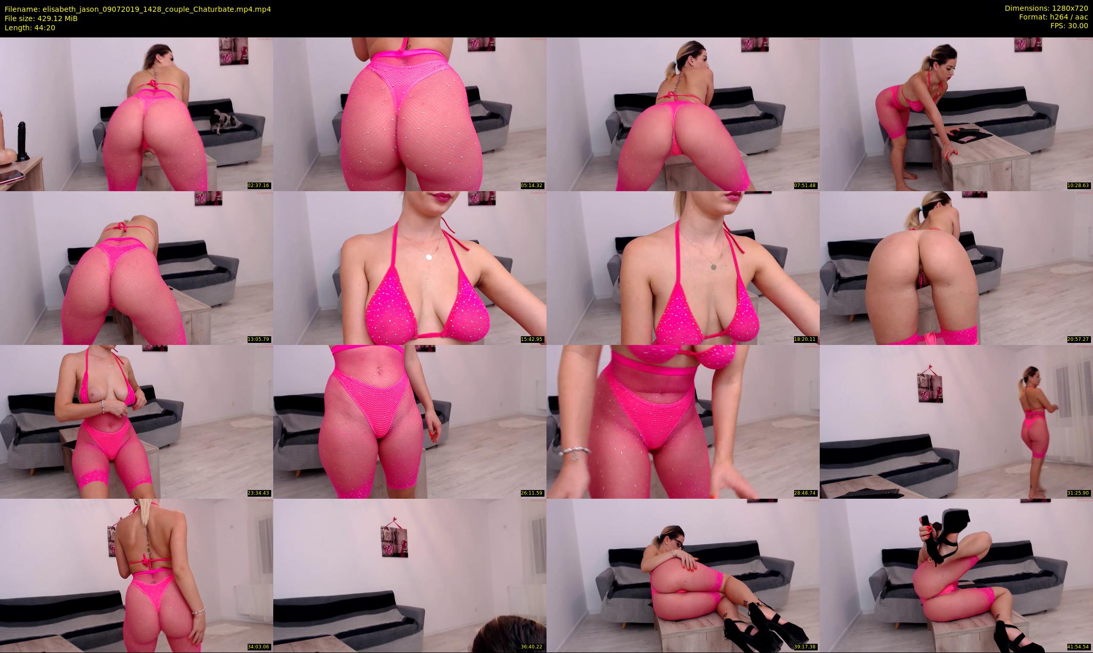 elisabeth_jason — 45 minute Chaturbate couple cam show recording, 720p, Jul 9, 2019