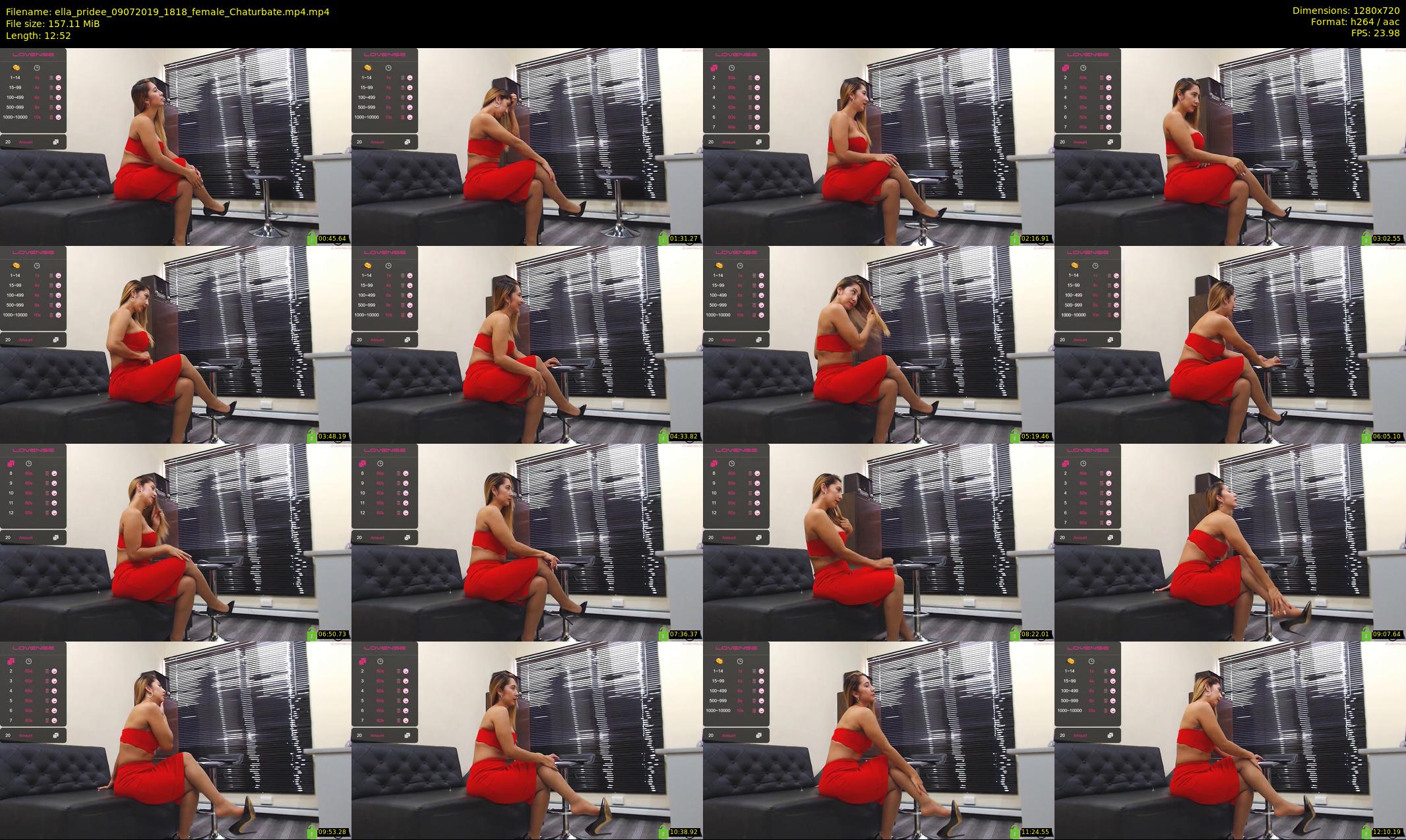 ella_pridee — 13 minute Chaturbate female cam show recording, 720p, Jul 9, 2019