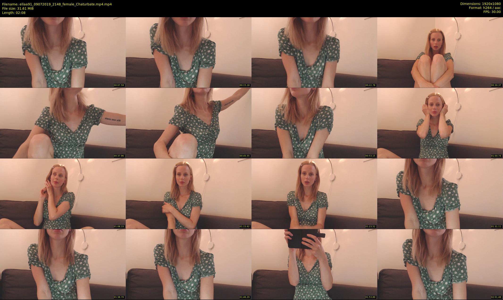 ellaa91 — 3 minute Chaturbate female cam show recording, 1080p, Jul 9, 2019