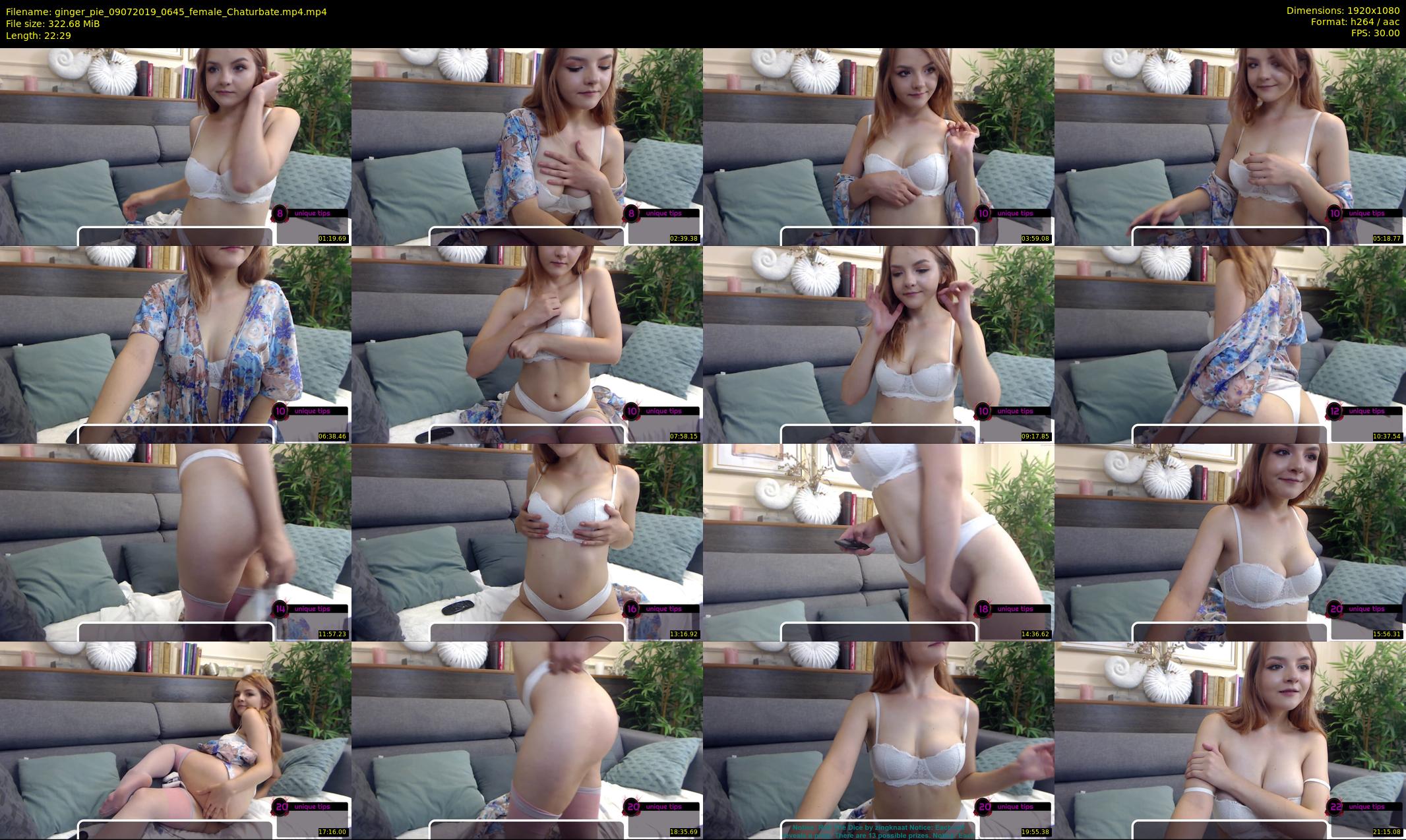 ginger_pie — 23 minute Chaturbate female cam show recording, 1080p, Jul 9, 2019