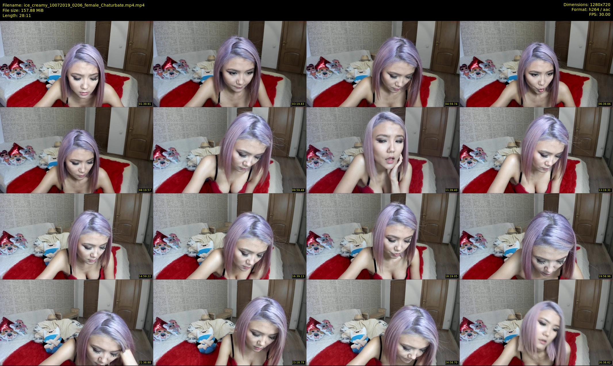 ice_creamy — 29 minute Chaturbate female cam show recording, 720p, Jul 10, 2019
