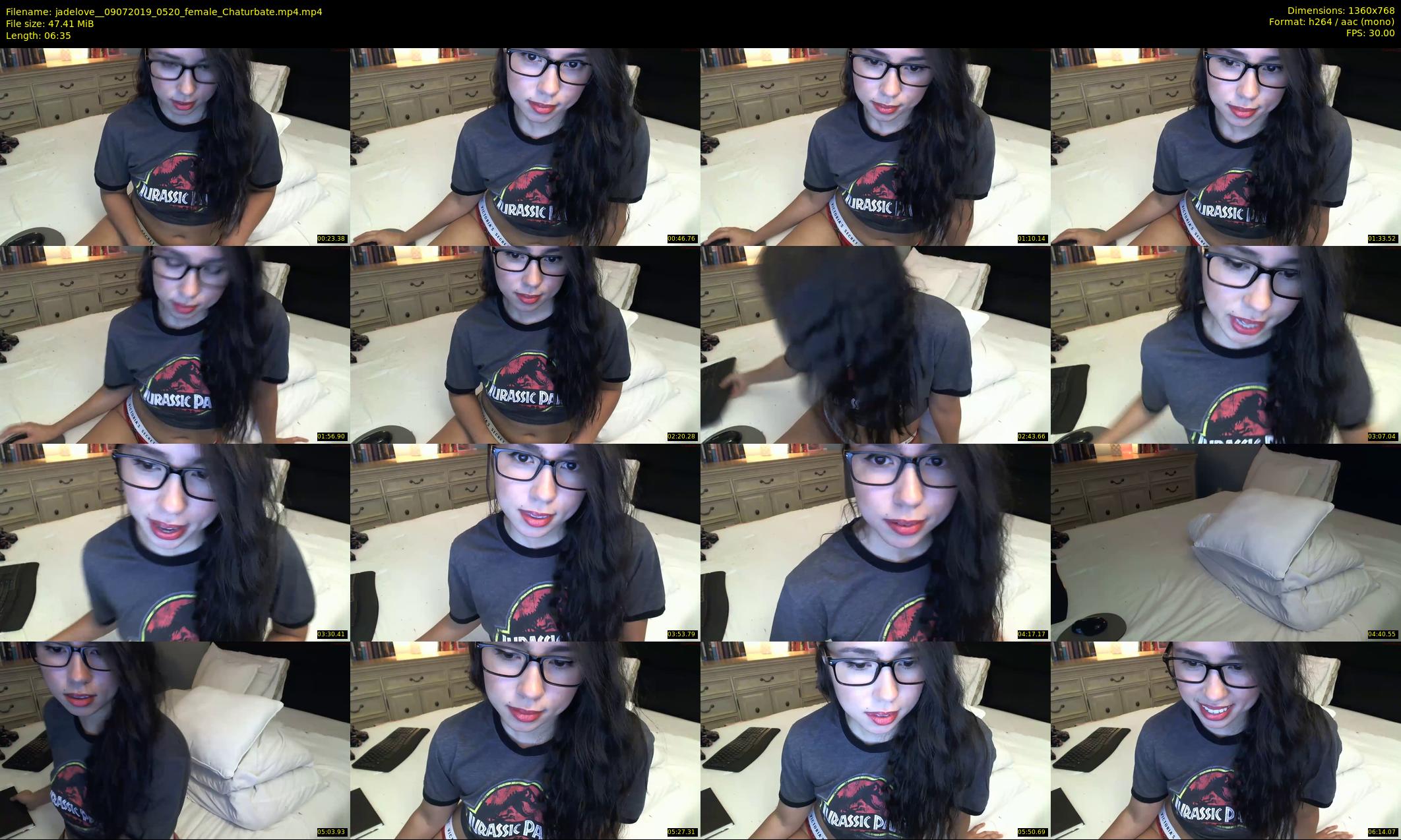 jadelove_ — 7 minute Chaturbate female cam show recording, 720p, Jul 9, 2019