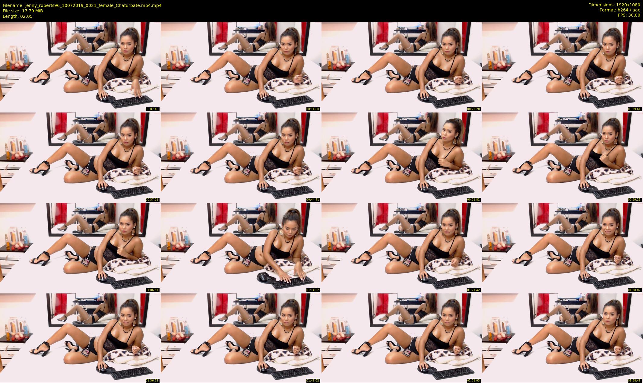 jenny_roberts96 — 3 minute Chaturbate female cam show recording, 1080p, Jul 10, 2019