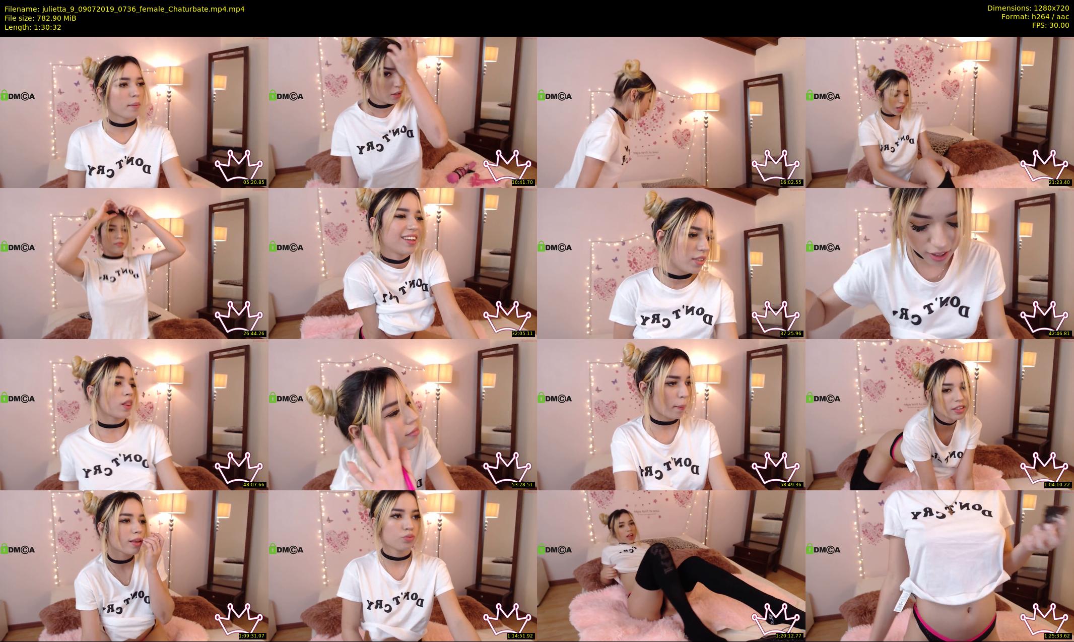 julietta_9 — 91 minute Chaturbate female cam show recording, 720p, Jul 9, 2019