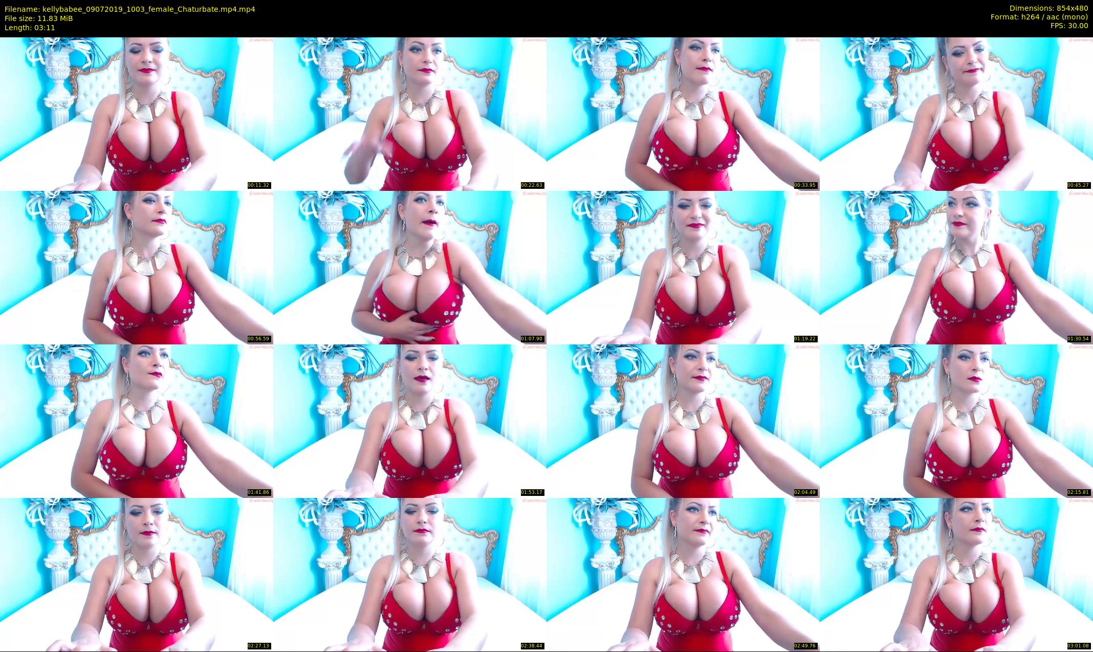kellybabee — 4 minute Chaturbate female cam show recording, 480p, Jul 9, 2019