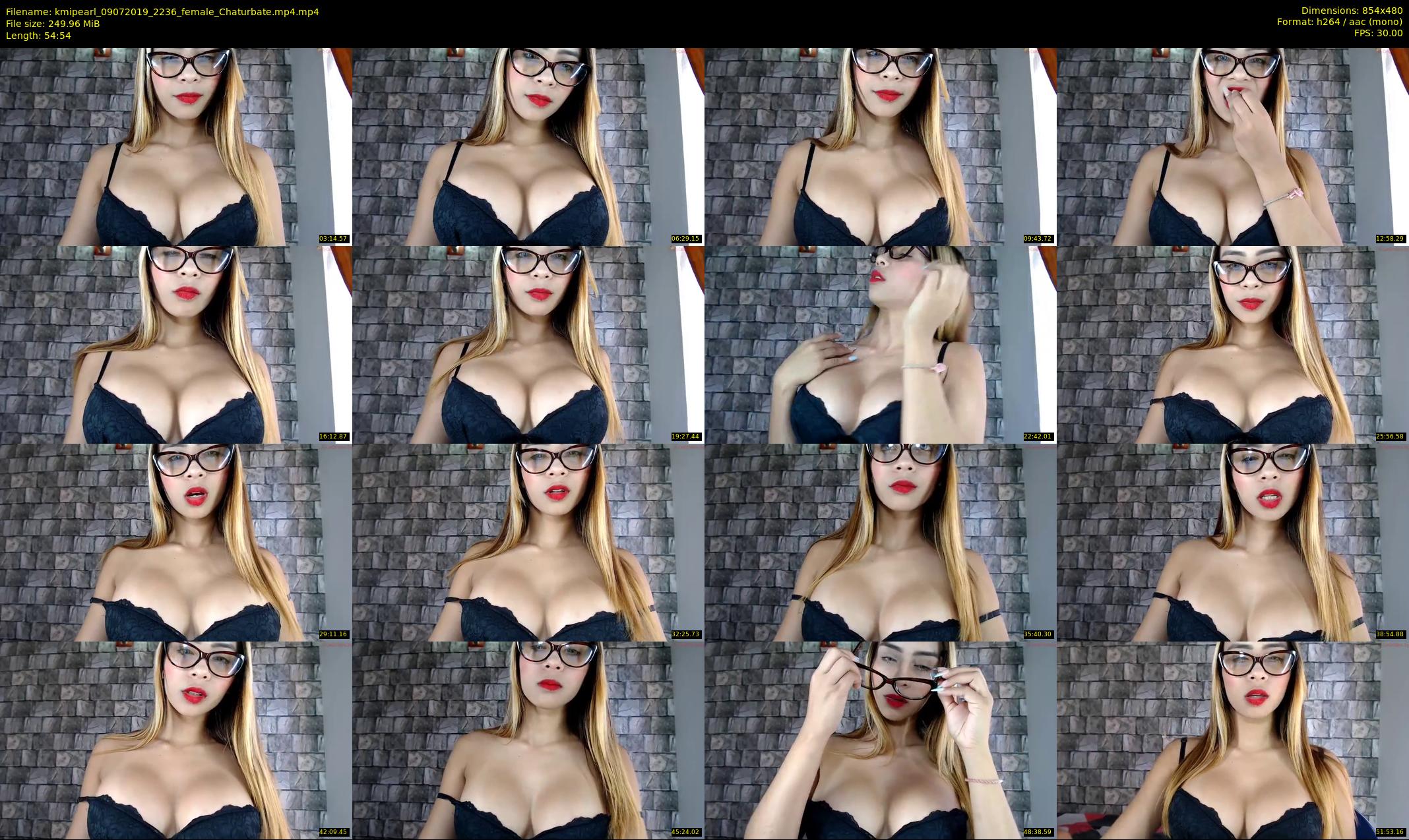 kmipearl — 55 minute Chaturbate female cam show recording, 480p, Jul 9, 2019