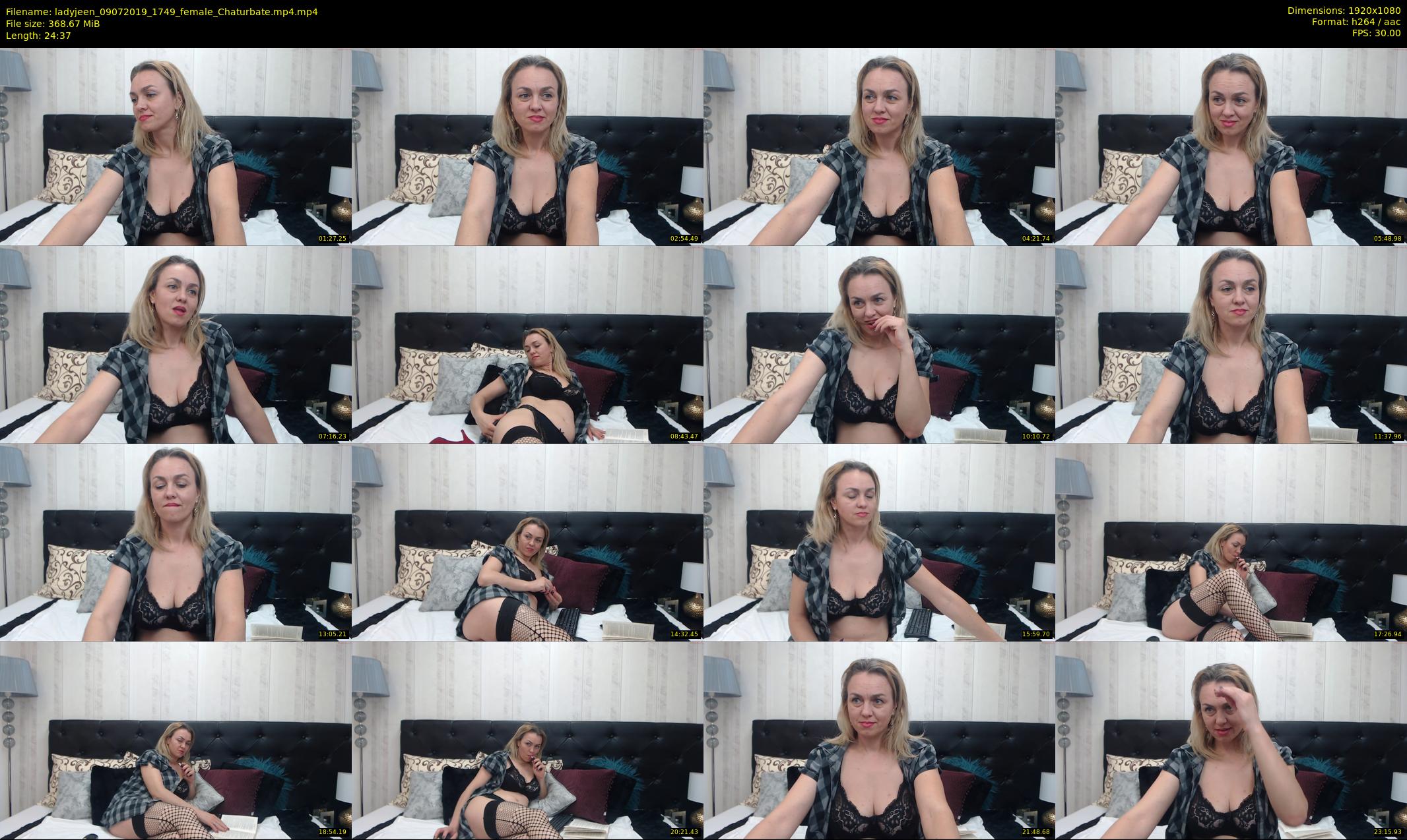 ladyjeen — 25 minute Chaturbate female cam show recording, 1080p, Jul 9, 2019