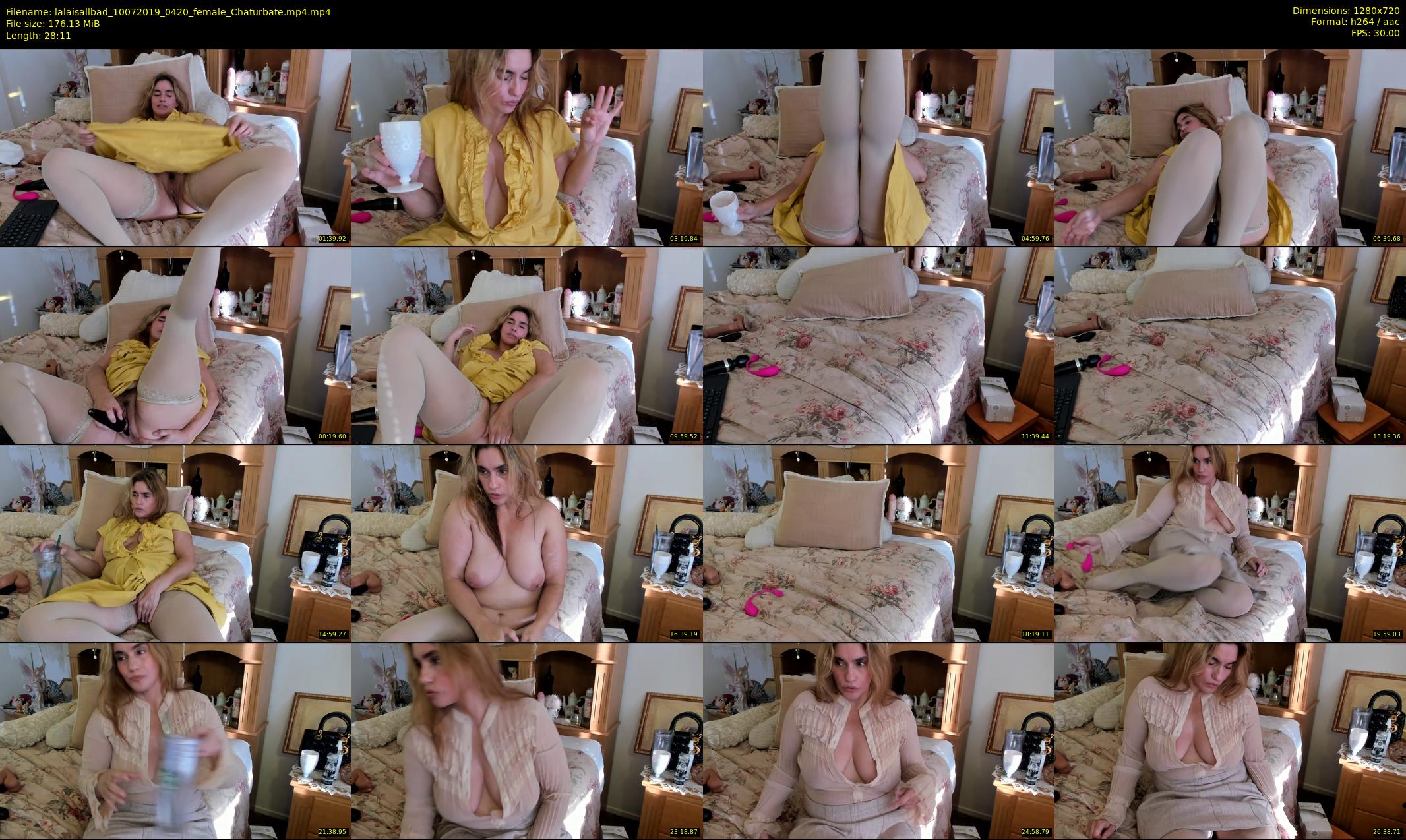lalaisallbad — 29 minute Chaturbate female cam show recording, 720p, Jul 10, 2019