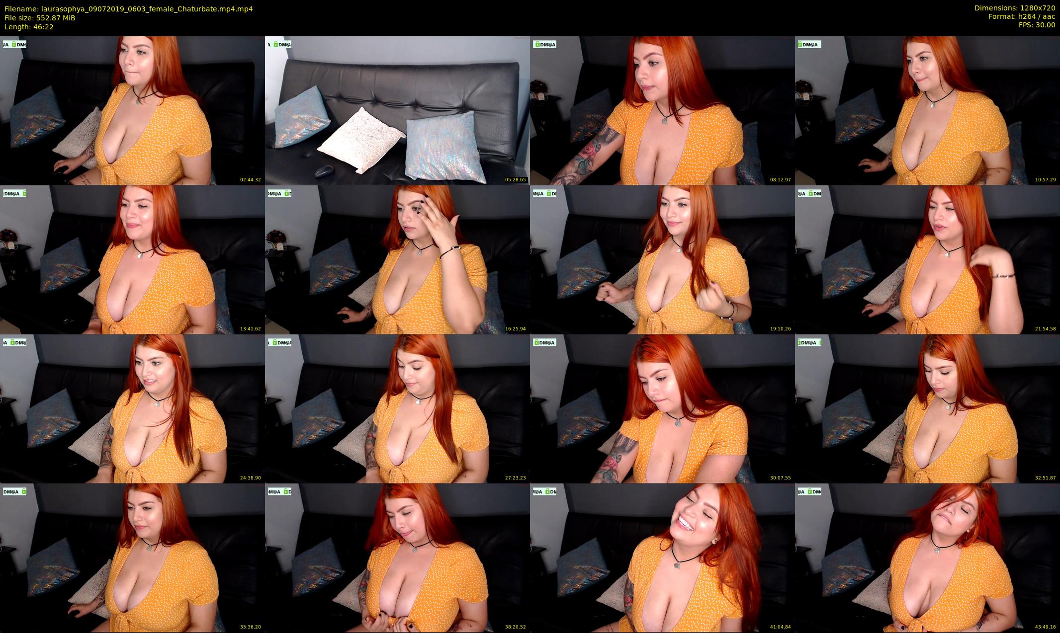 laurasophya — 47 minute Chaturbate female cam show recording, 720p, Jul 9, 2019