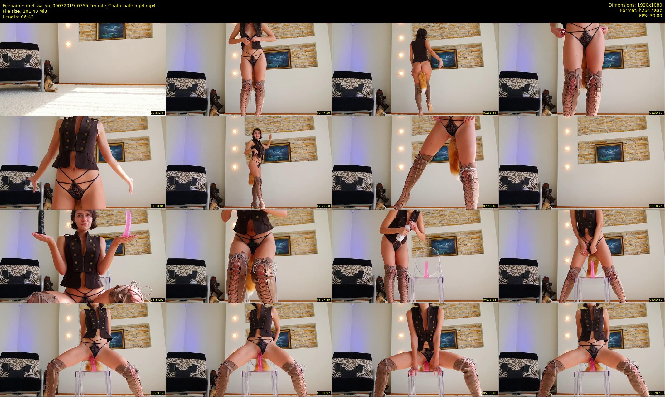 melissa_yo — 7 minute Chaturbate female cam show recording, 1080p, Jul 9, 2019
