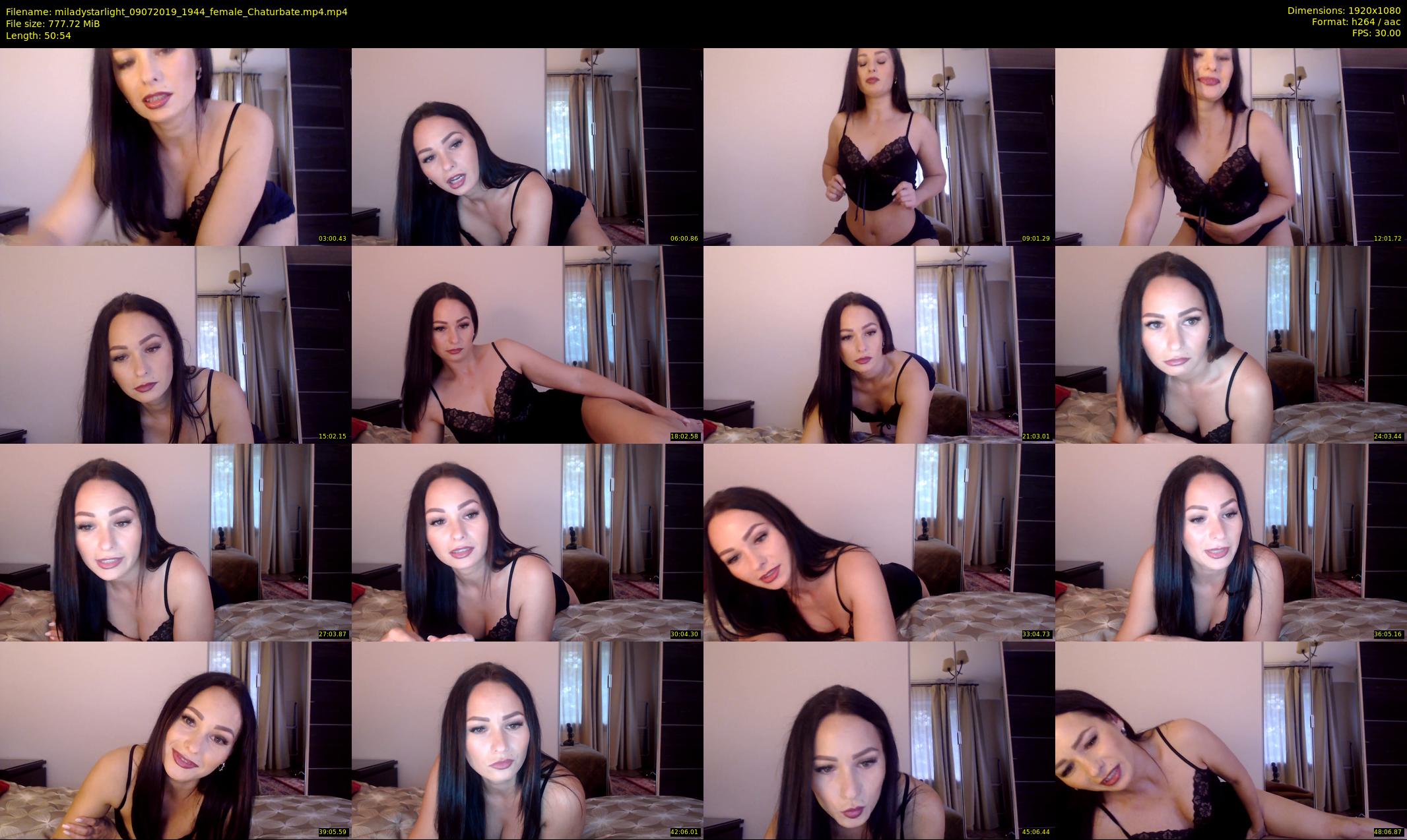 miladystarlight — 51 minute Chaturbate female cam show recording, 1080p, Jul 9, 2019