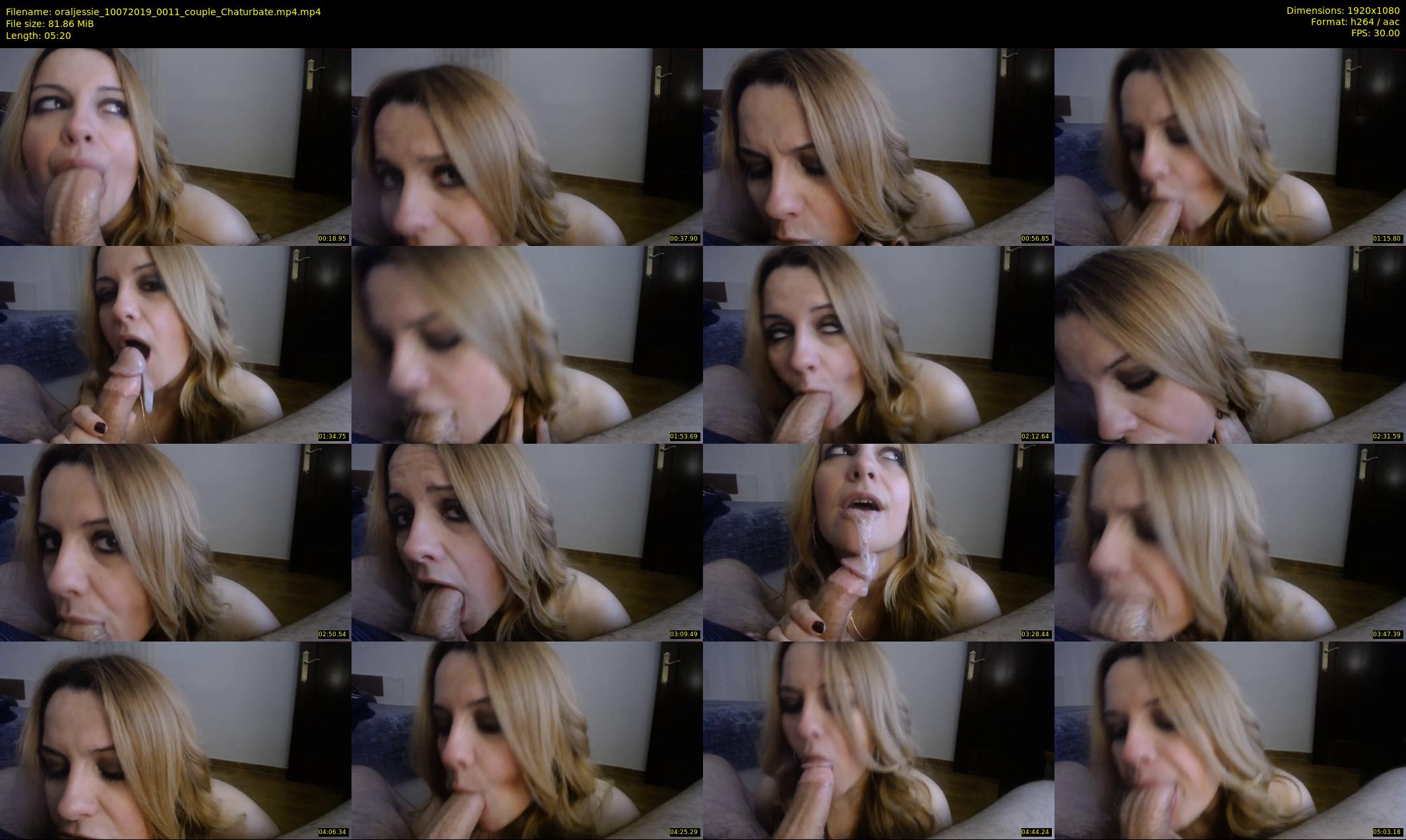 oraljessie — 6 minute Chaturbate couple cam show recording, 1080p, Jul 10, 2019