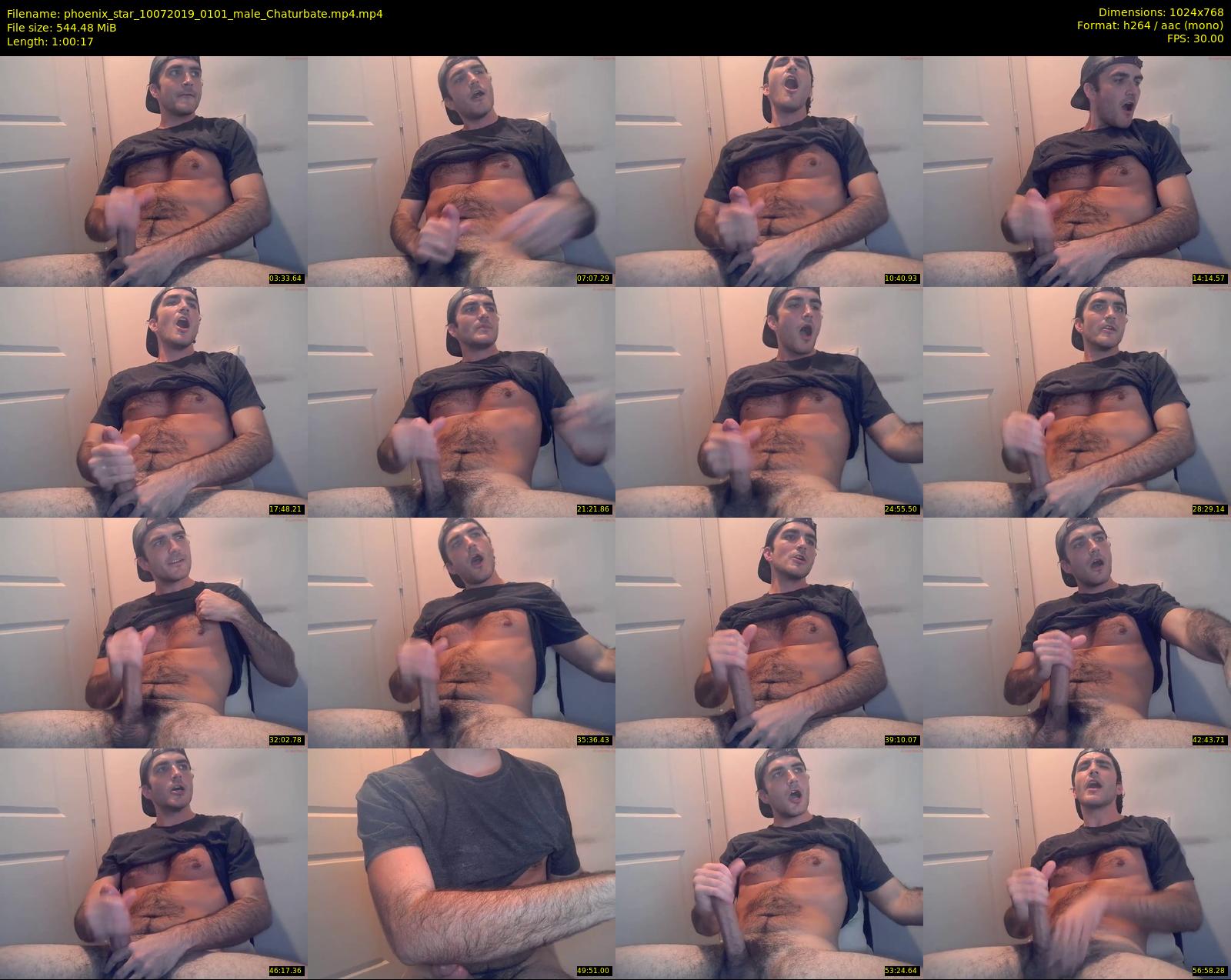 phoenix_star — 61 minute Chaturbate male cam show recording, 720p, Jul 10, 2019