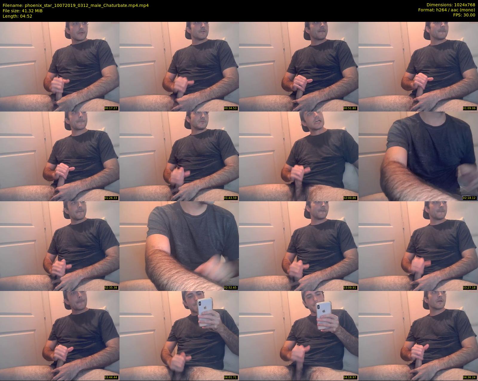 phoenix_star — 5 minute Chaturbate male cam show recording, 720p, Jul 10, 2019