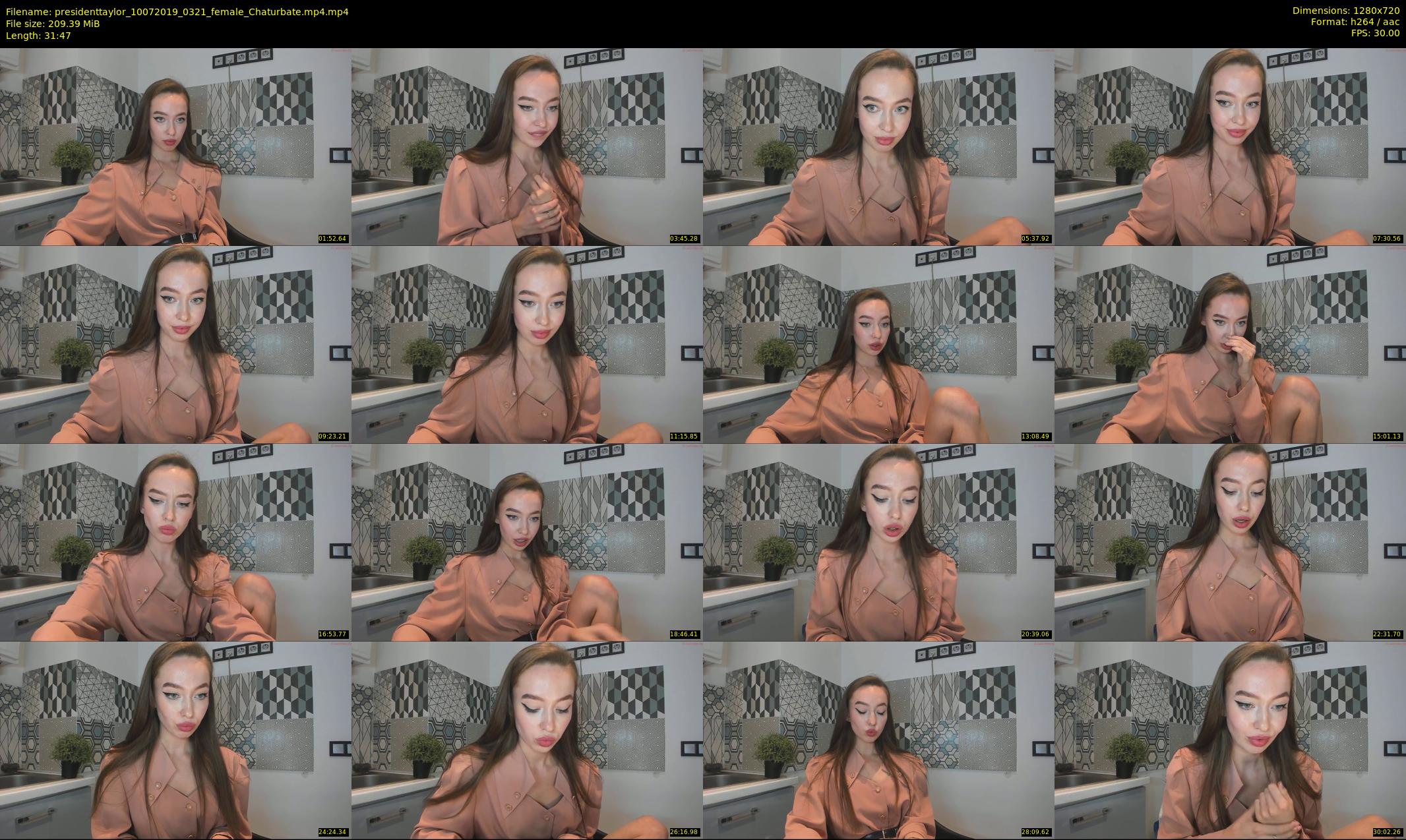 presidenttaylor — 32 minute Chaturbate female cam show recording, 720p, Jul 10, 2019