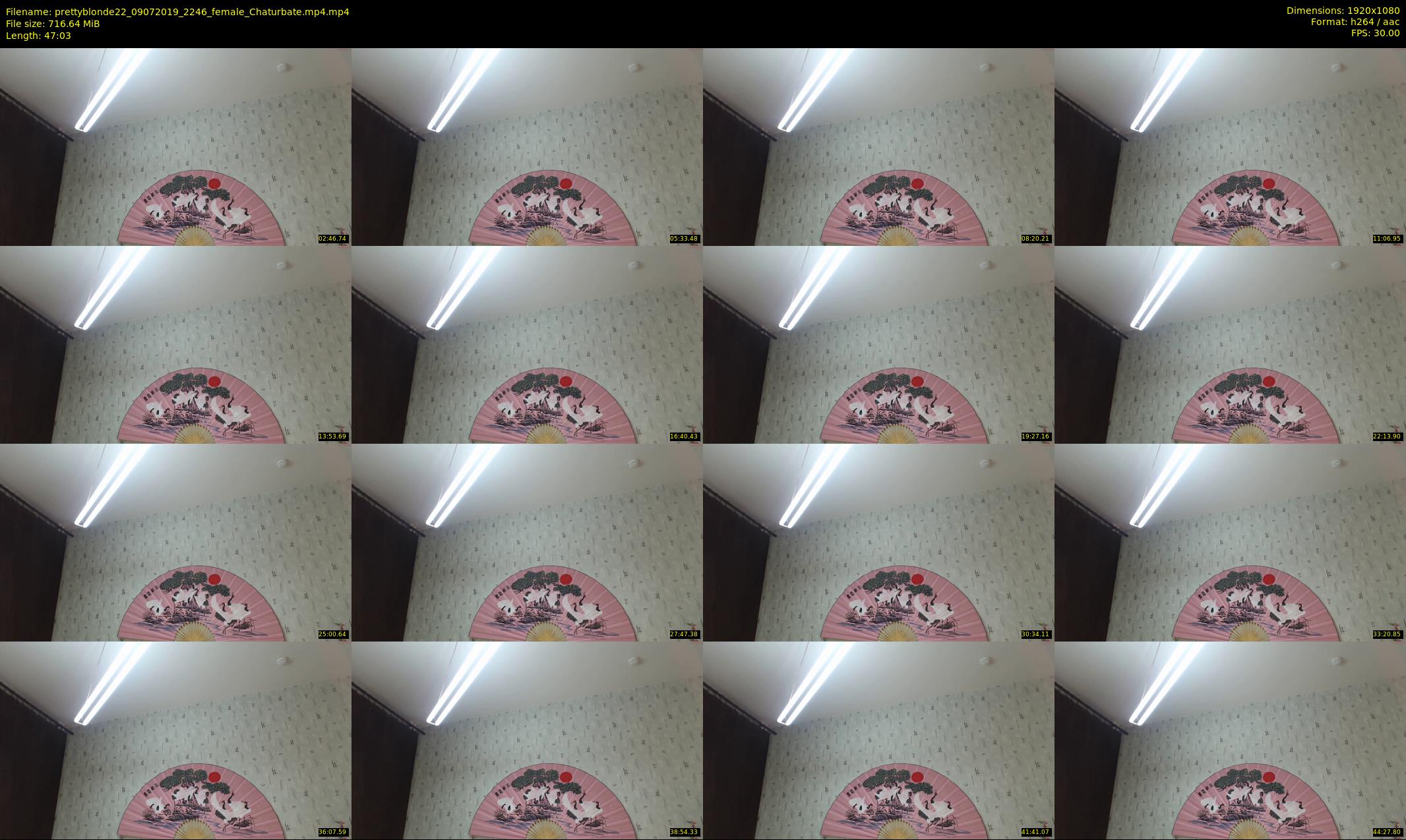 prettyblonde22 — 48 minute Chaturbate female cam show recording, 1080p, Jul 9, 2019