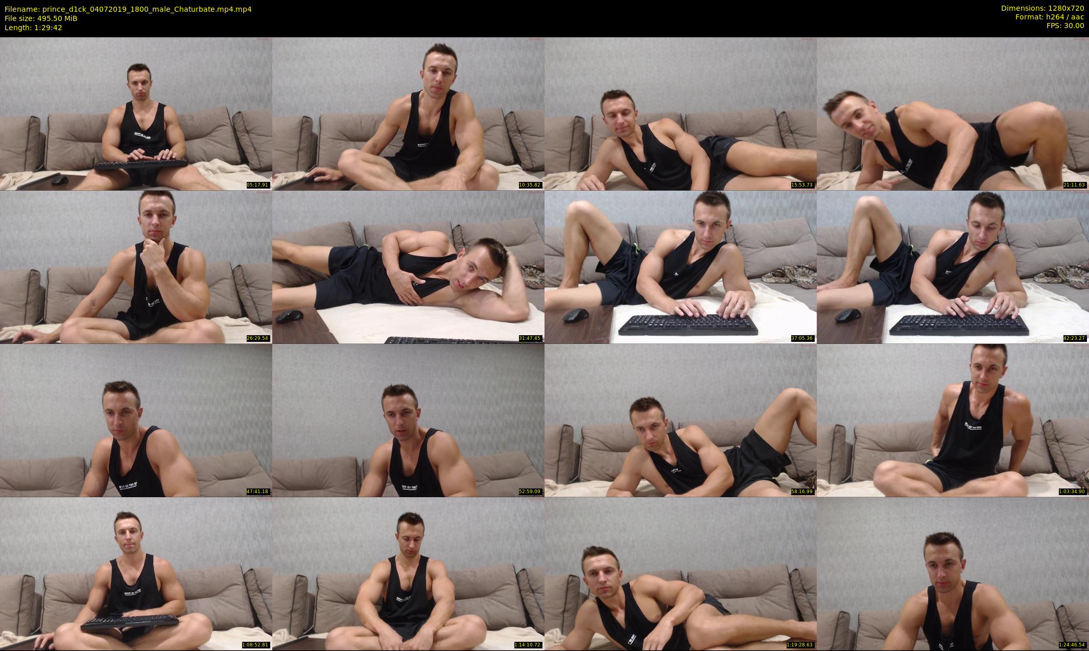 prince_d1ck — 90 minute Chaturbate male cam show recording, 720p, Jul 4, 2019