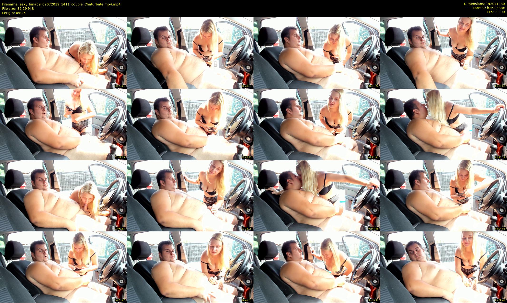 sexy_luna69 — 6 minute Chaturbate couple cam show recording, 1080p, Jul 9, 2019