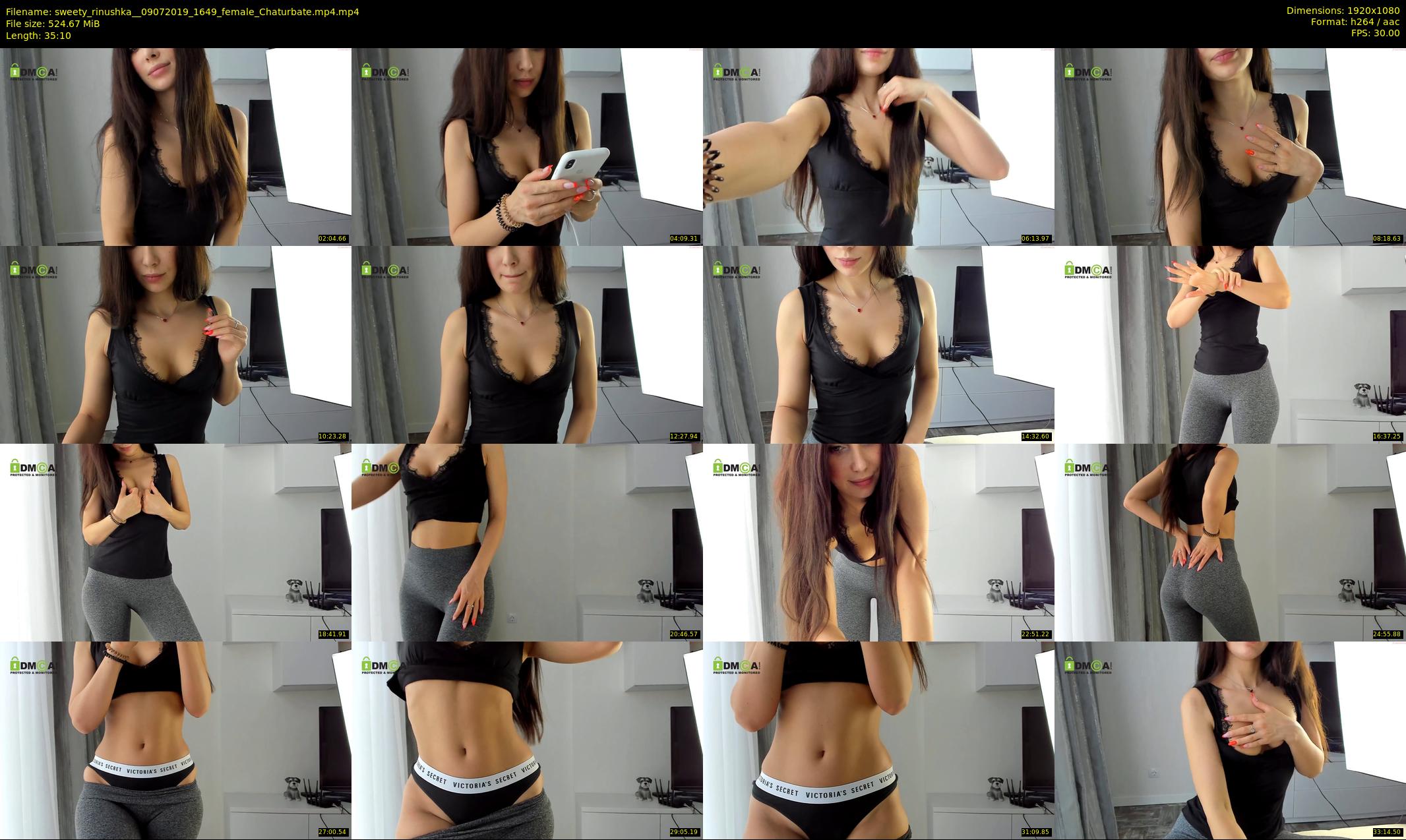 sweety_rinushka_ — 36 minute Chaturbate female cam show recording, 1080p, Jul 9, 2019