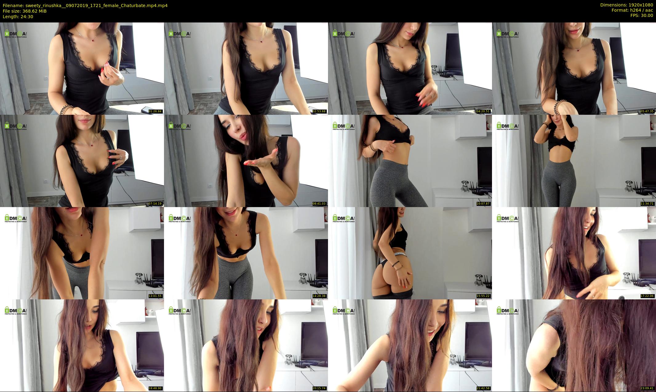 sweety_rinushka_ — 25 minute Chaturbate female cam show recording, 1080p, Jul 9, 2019