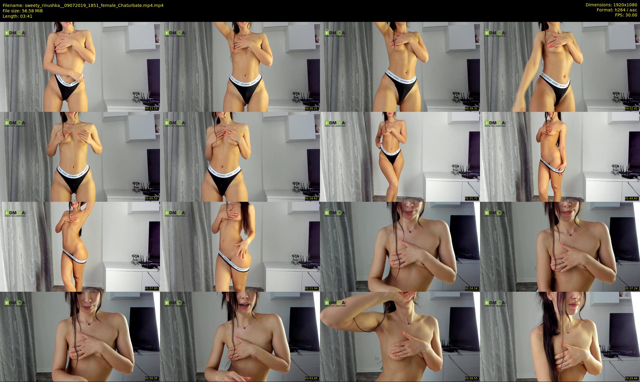 sweety_rinushka_ — 4 minute Chaturbate female cam show recording, 1080p, Jul 9, 2019