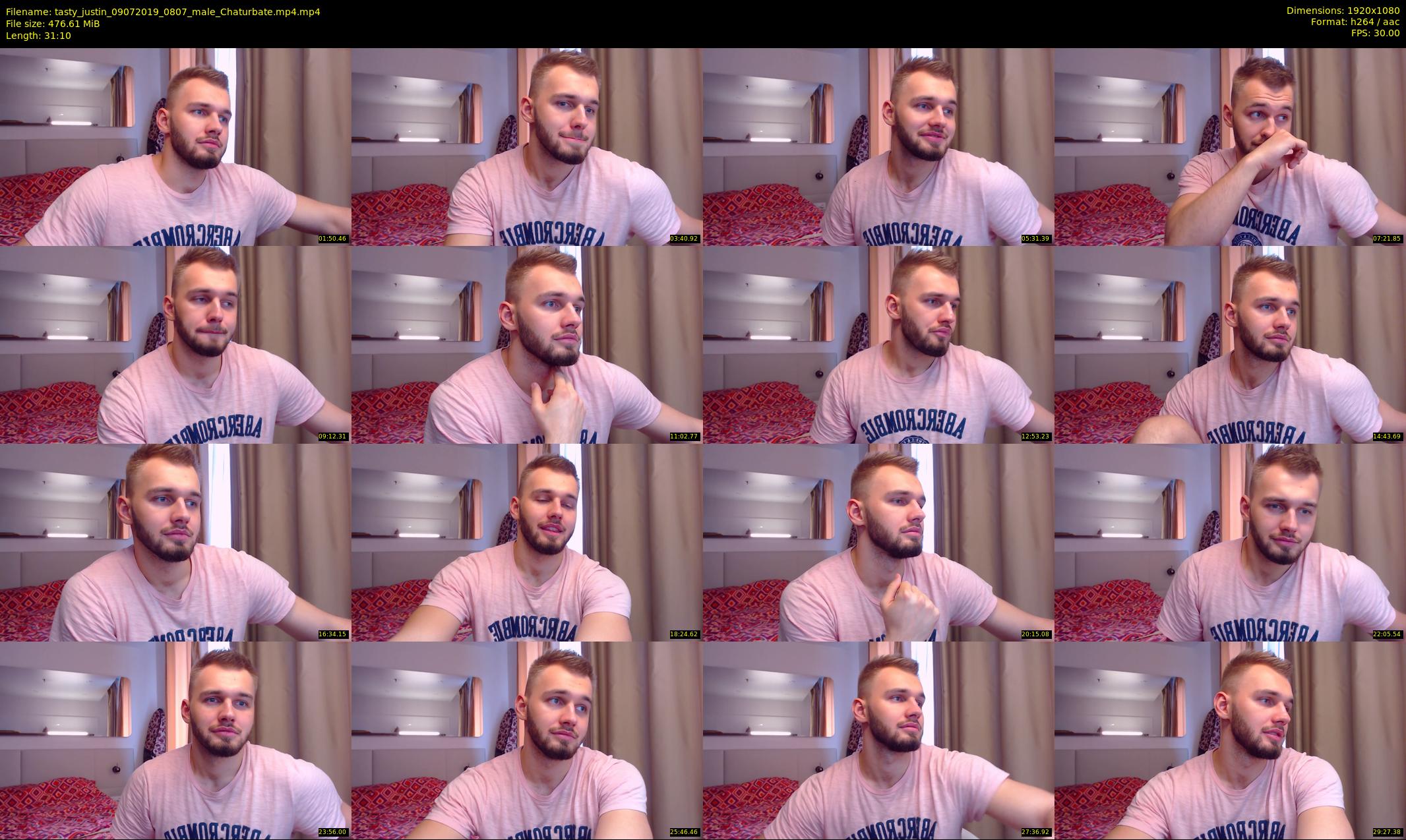 tasty_justin — 32 minute Chaturbate male cam show recording, 1080p, Jul 9, 2019