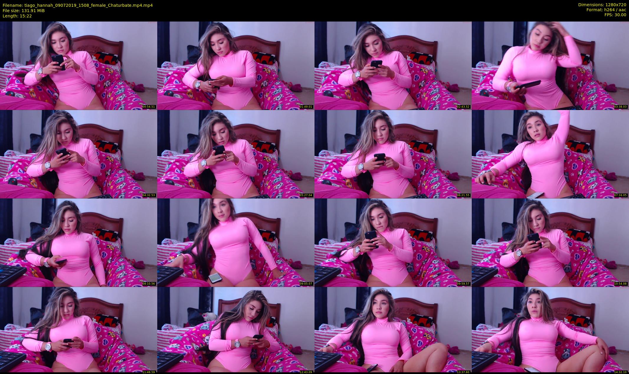 tiago_hannah — 16 minute Chaturbate couple cam show recording, 720p, Jul 9, 2019