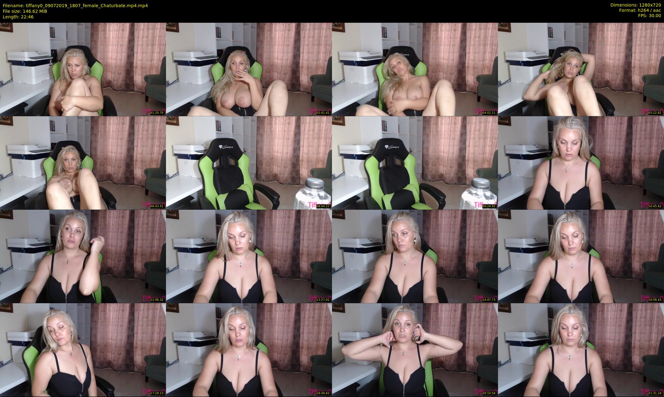 tiffany0 — 23 minute Chaturbate female cam show recording, 720p, Jul 9, 2019