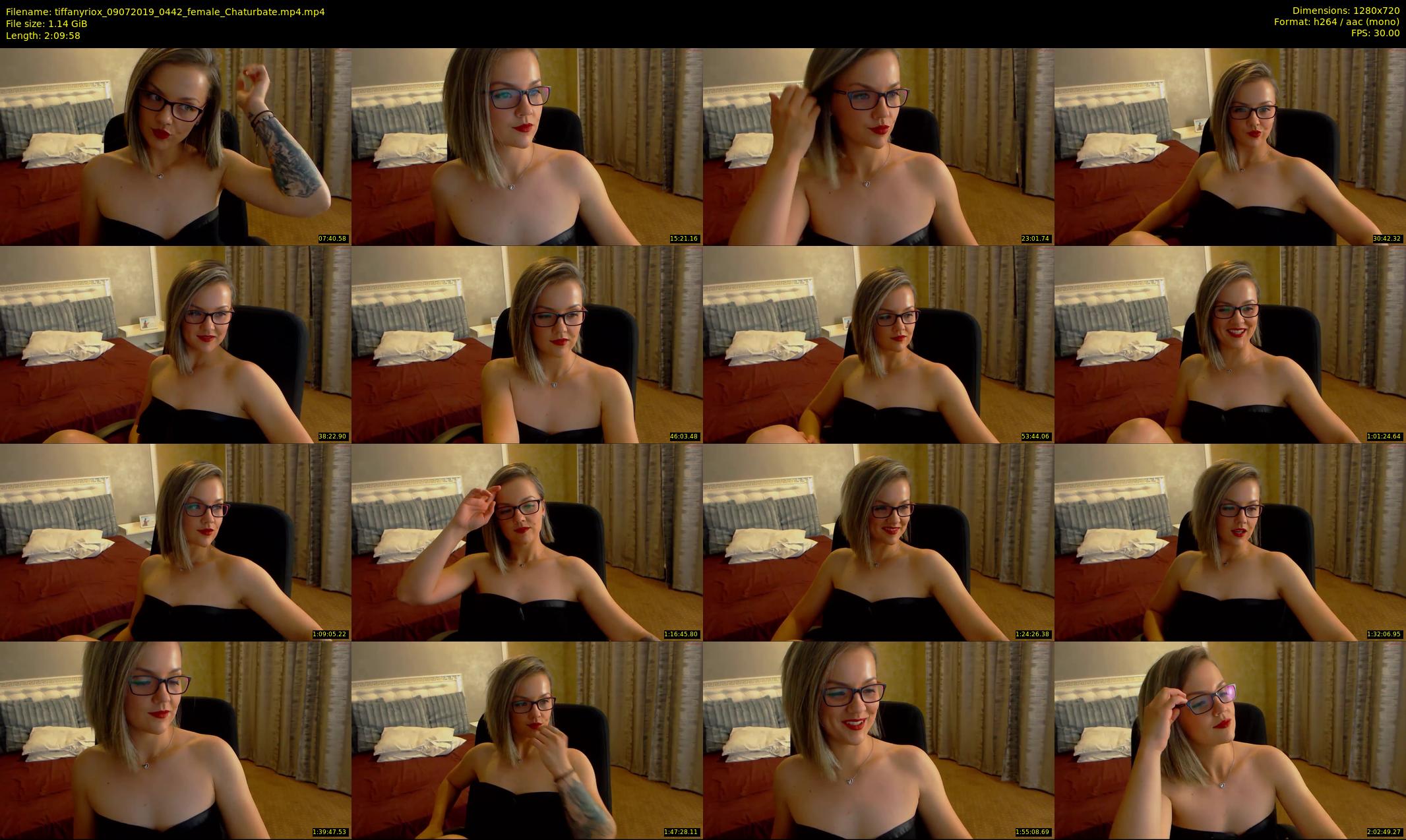 tiffanyriox — 130 minute Chaturbate female cam show recording, 720p, Jul 9, 2019