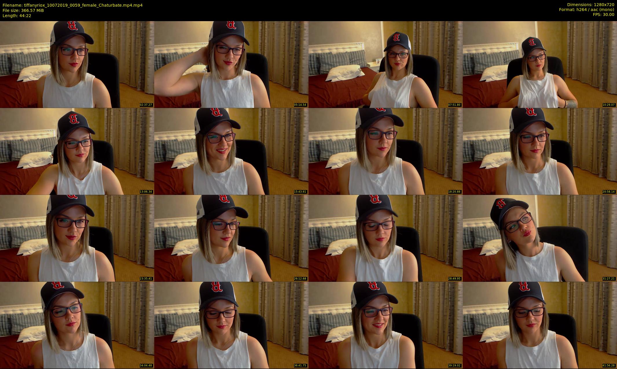 tiffanyriox — 45 minute Chaturbate female cam show recording, 720p, Jul 10, 2019