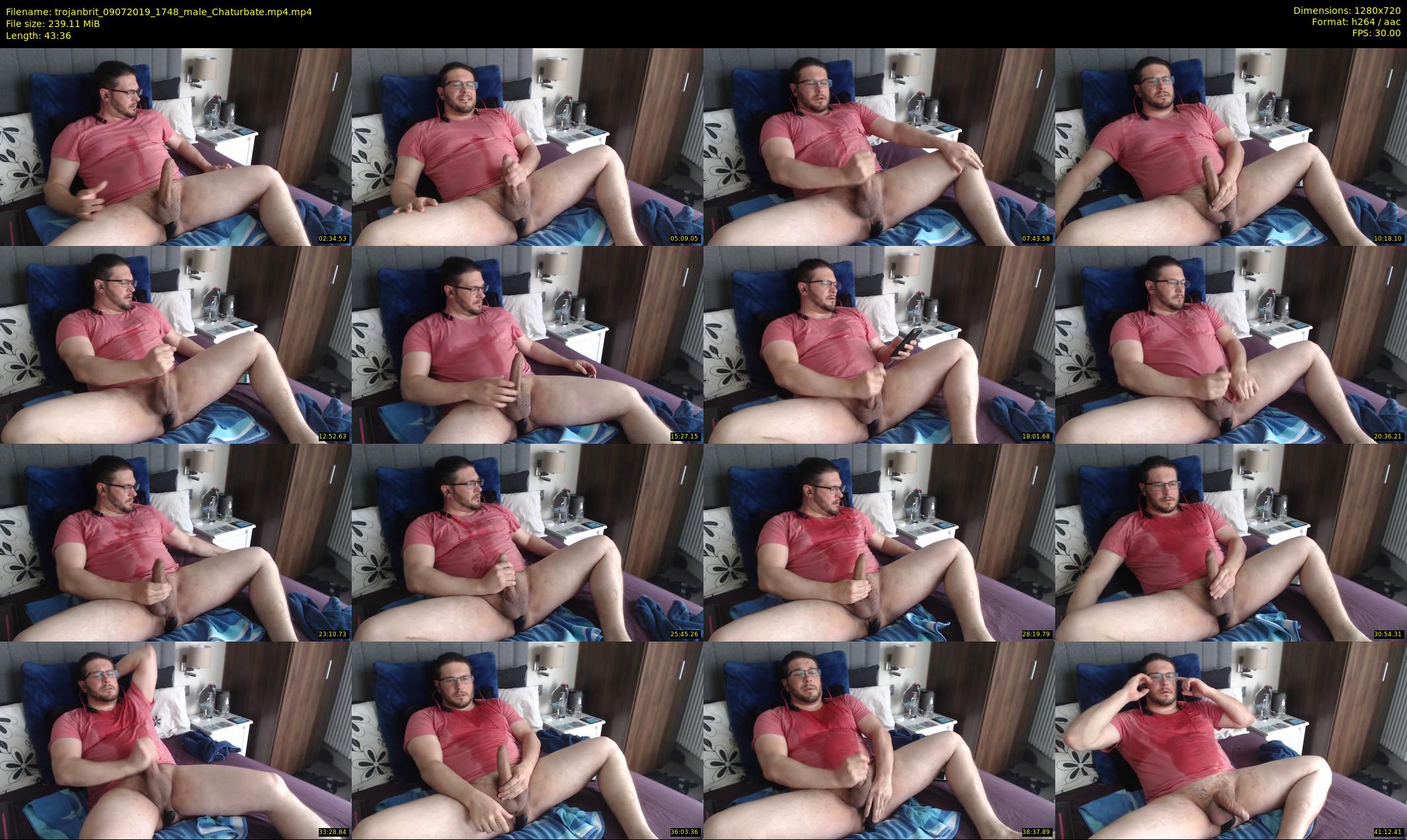 trojanbrit — 44 minute Chaturbate male cam show recording, 720p, Jul 9, 2019