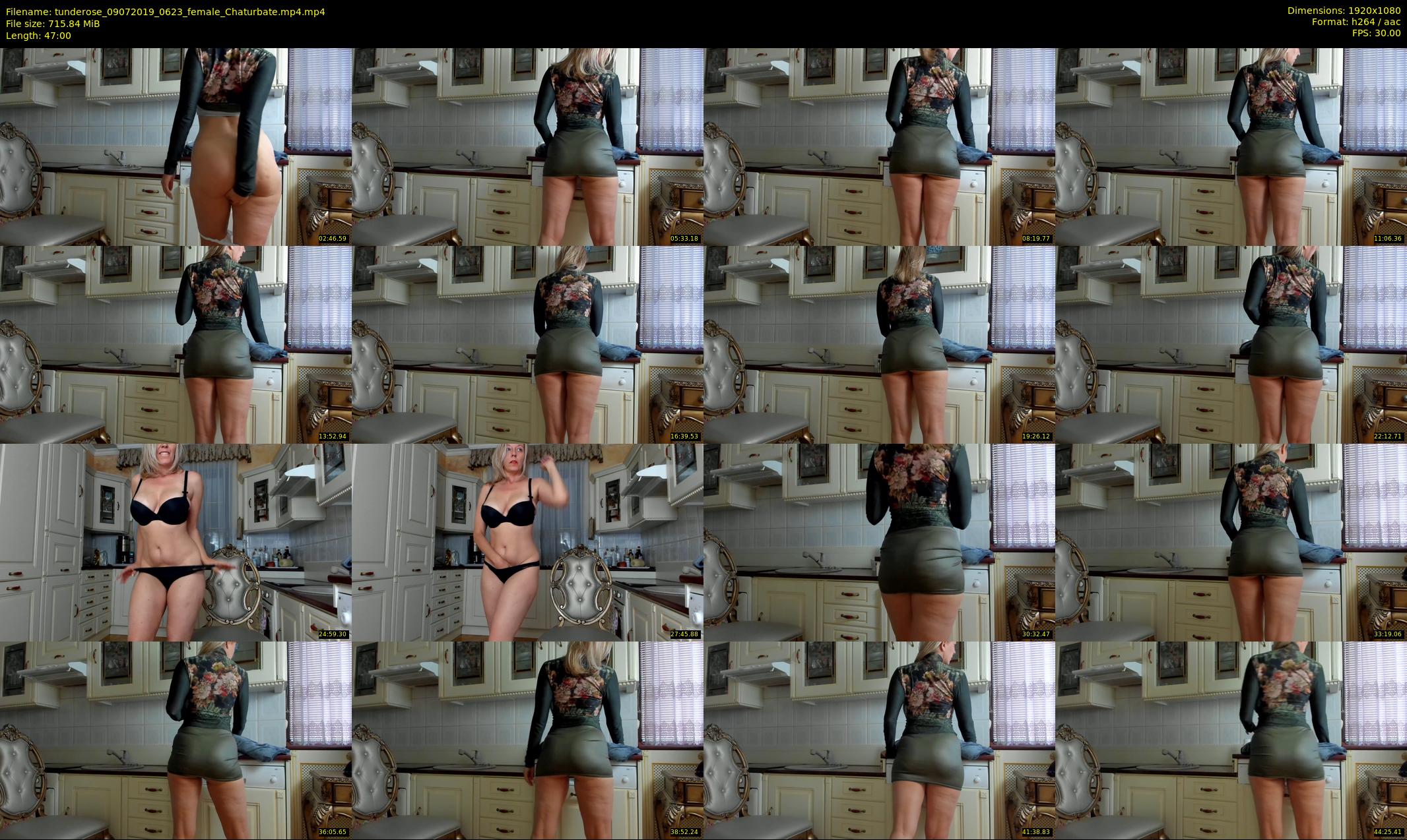 tunderose — 47 minute Chaturbate female cam show recording, 1080p, Jul 9, 2019