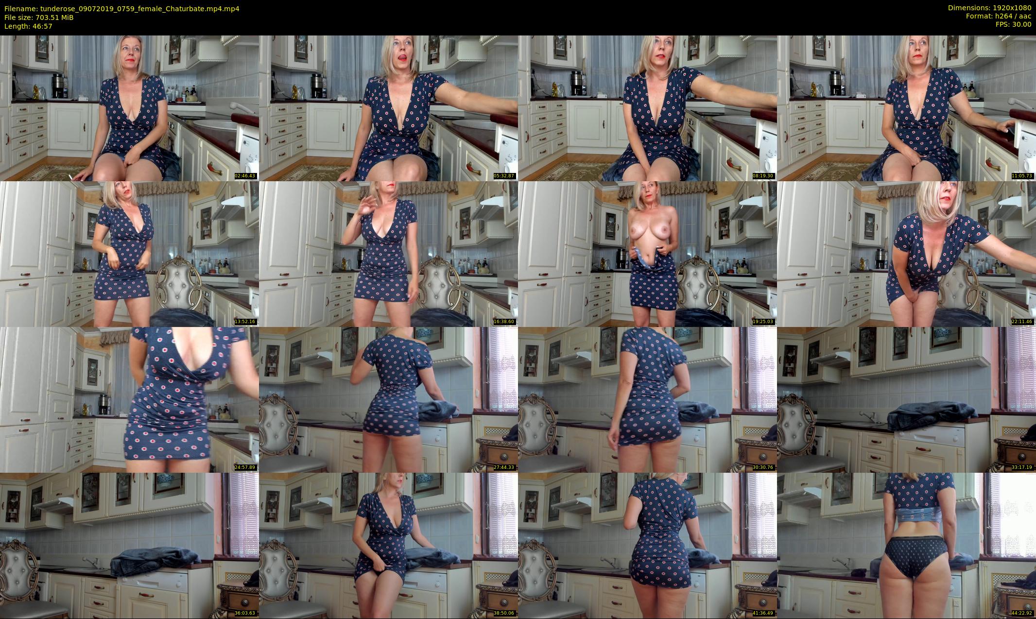 tunderose — 47 minute Chaturbate female cam show recording, 1080p, Jul 9, 2019