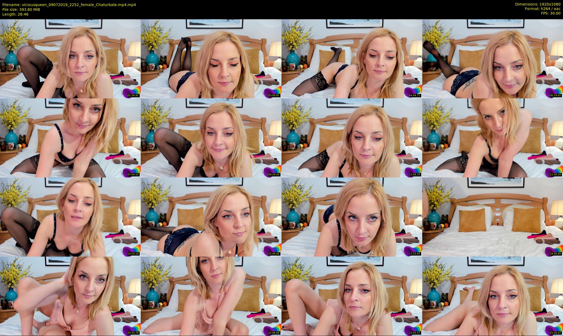 viciousqueen — 27 minute Chaturbate female cam show recording, 1080p, Jul 9, 2019