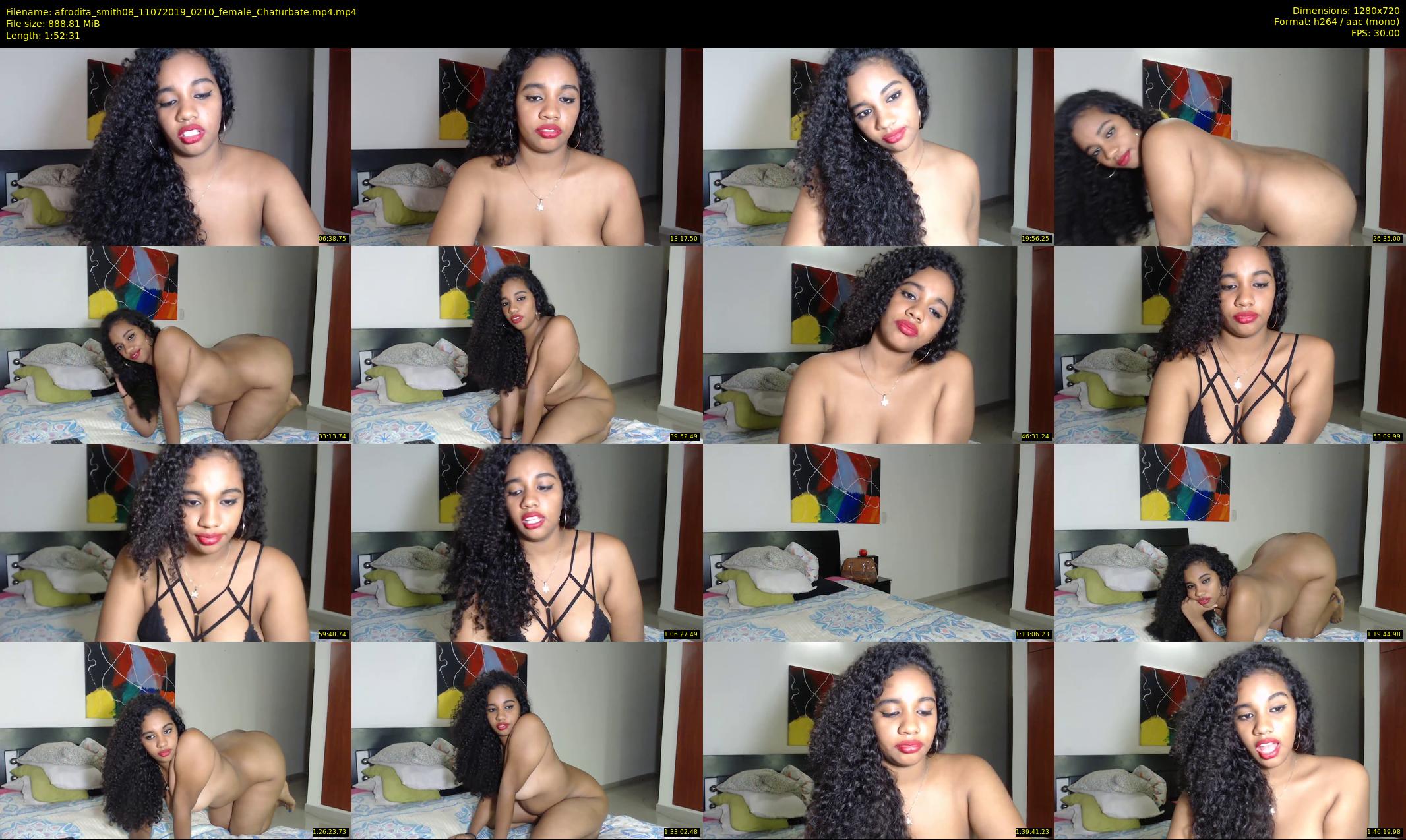 afrodita_smith08 — 113 minute Chaturbate female cam show recording, 720p, Jul 11, 2019