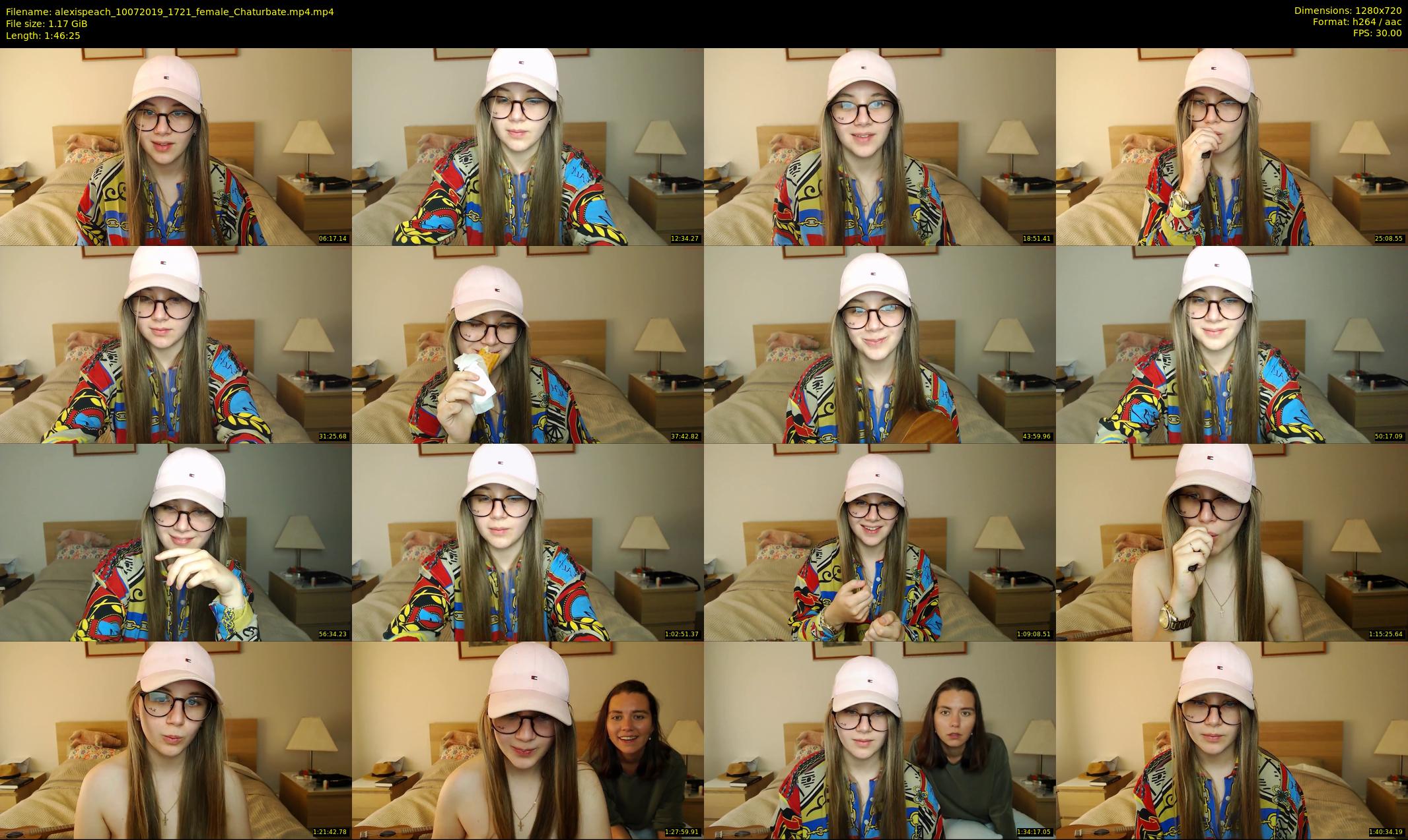 alexispeach — 107 minute Chaturbate female cam show recording, 720p, Jul 10, 2019