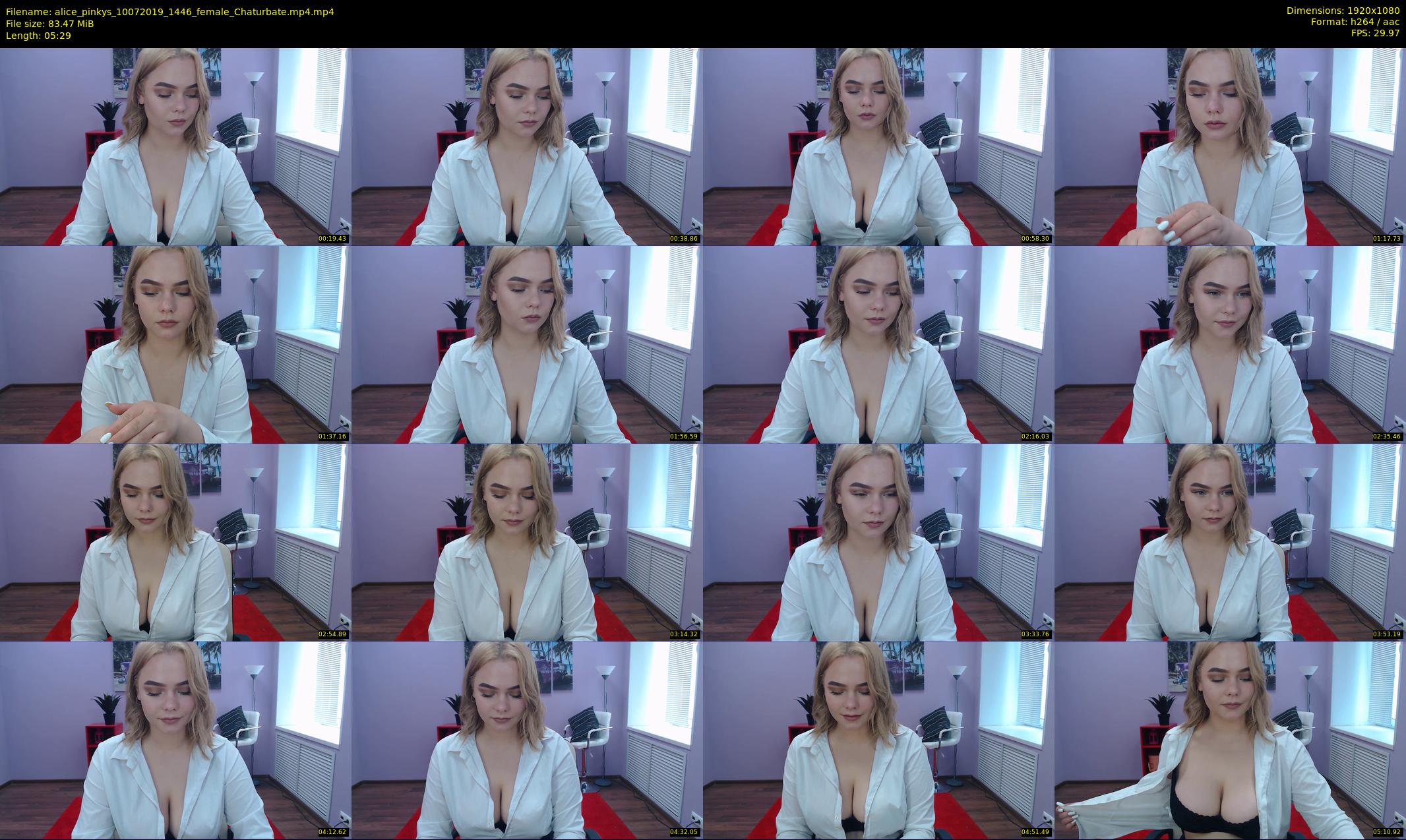 alice_pinkys — 6 minute Chaturbate female cam show recording, 1080p, Jul 10, 2019