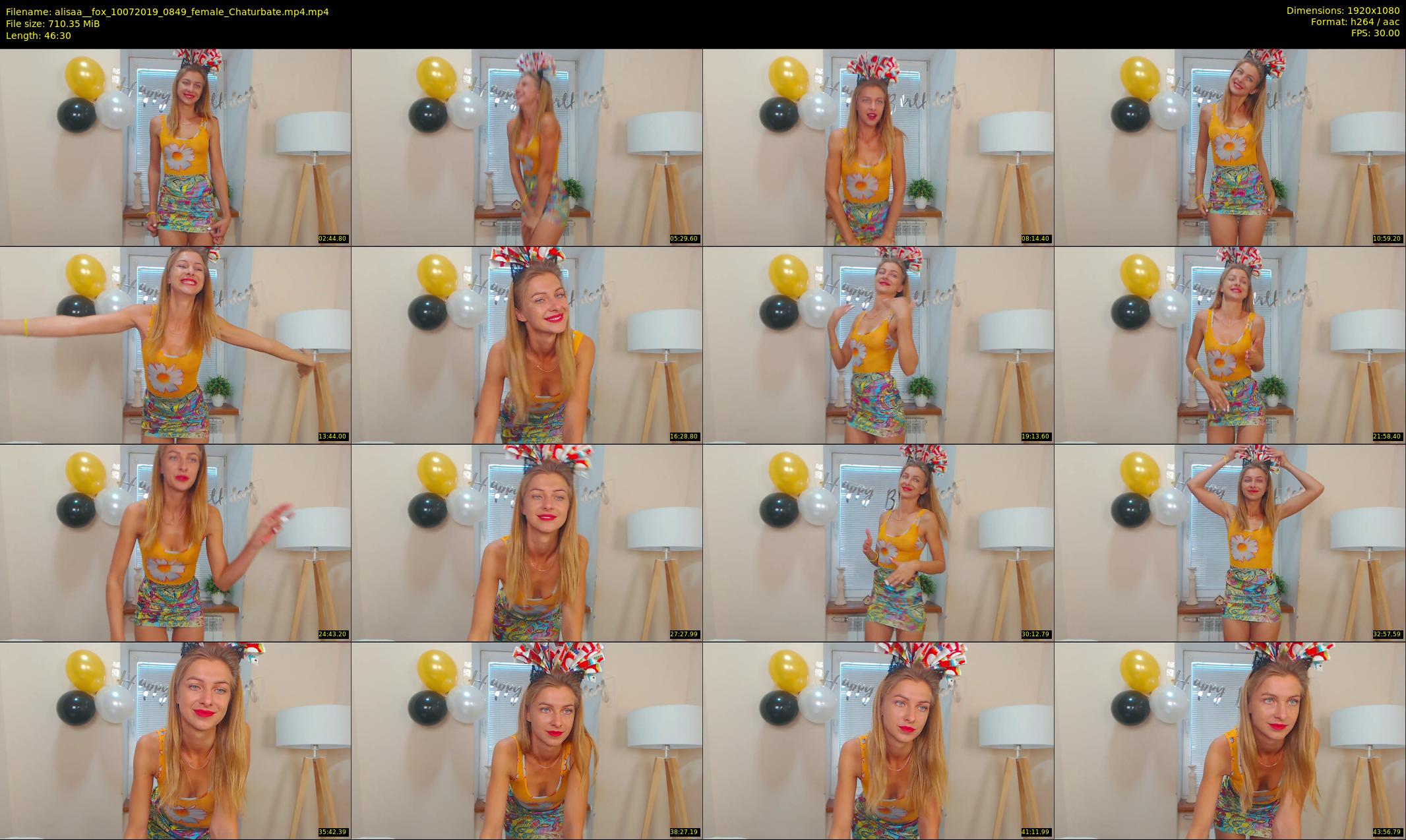 alisaa__fox — 47 minute Chaturbate female cam show recording, 1080p, Jul 10, 2019