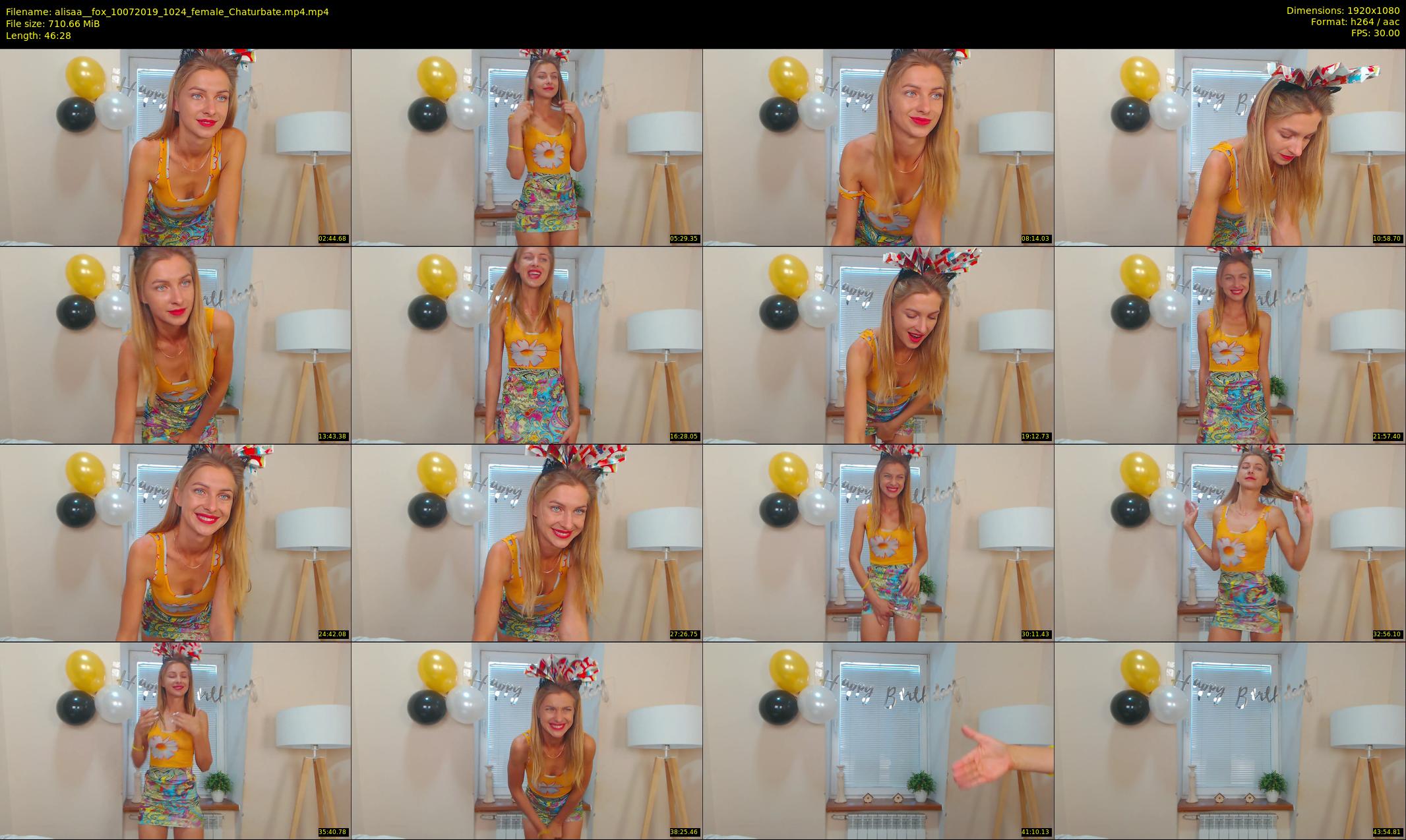 alisaa__fox — 47 minute Chaturbate female cam show recording, 1080p, Jul 10, 2019