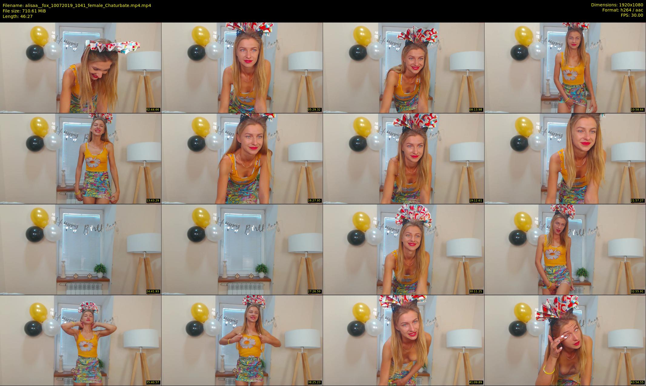 alisaa__fox — 47 minute Chaturbate female cam show recording, 1080p, Jul 10, 2019