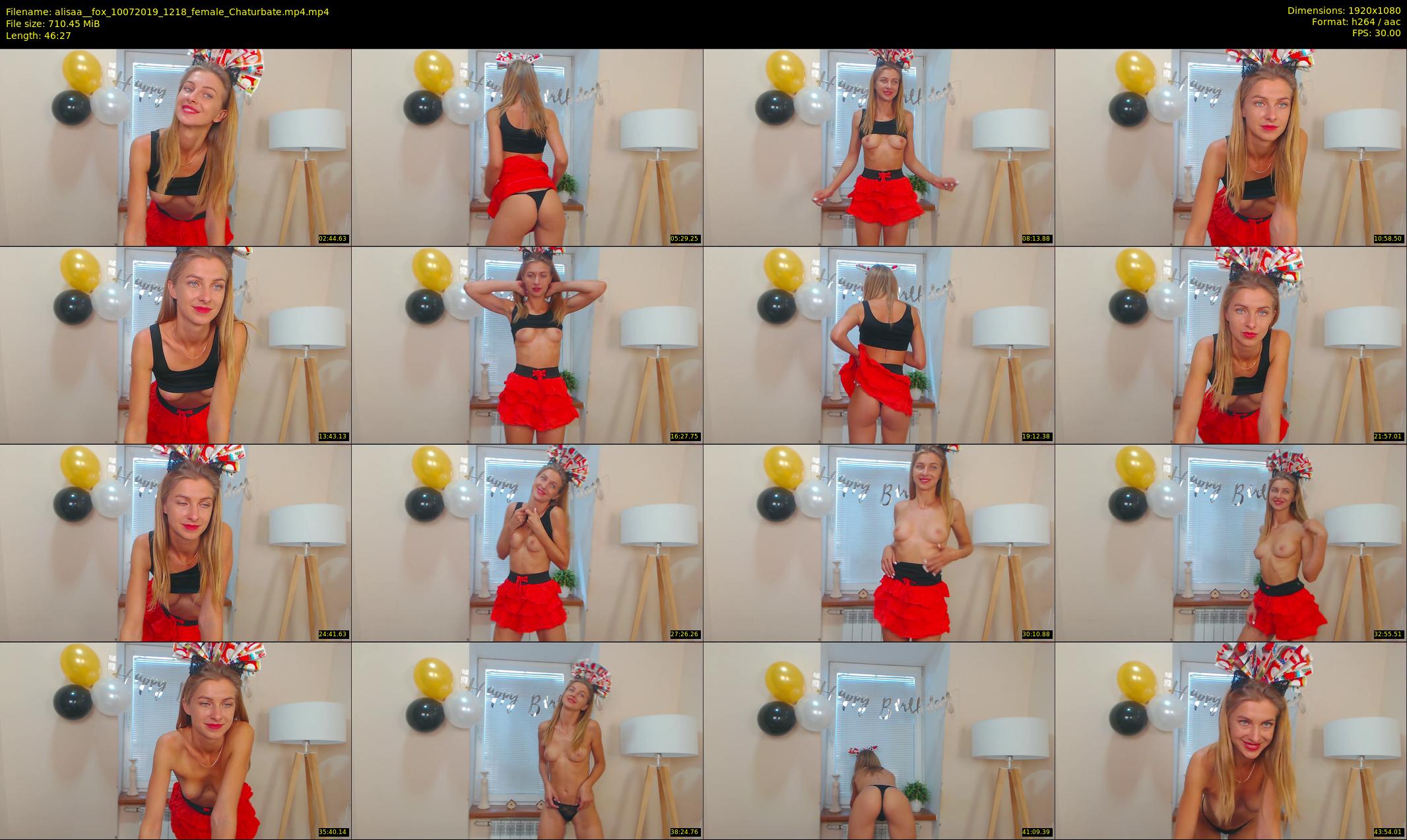 alisaa__fox — 47 minute Chaturbate female cam show recording, 1080p, Jul 10, 2019