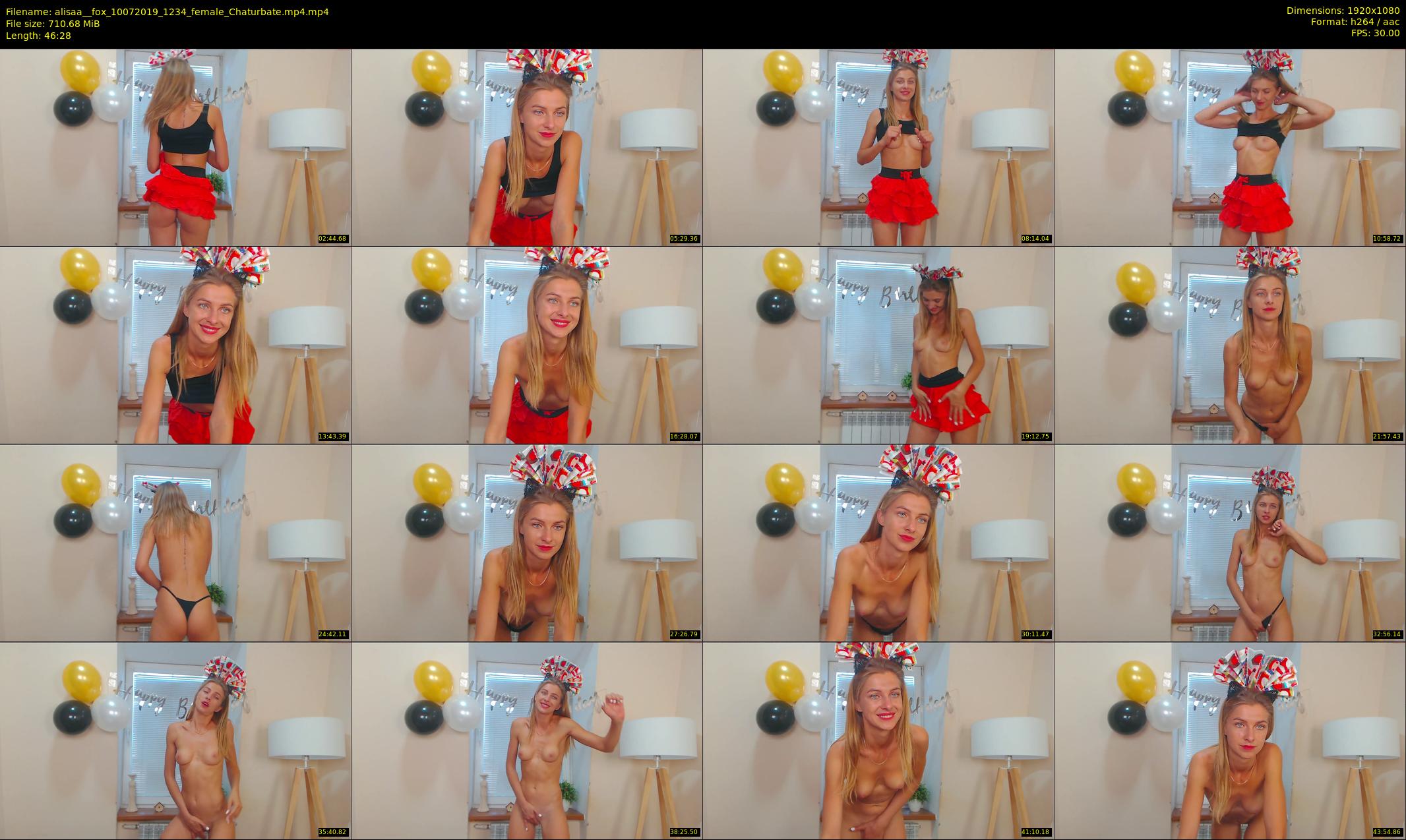 alisaa__fox — 47 minute Chaturbate female cam show recording, 1080p, Jul 10, 2019