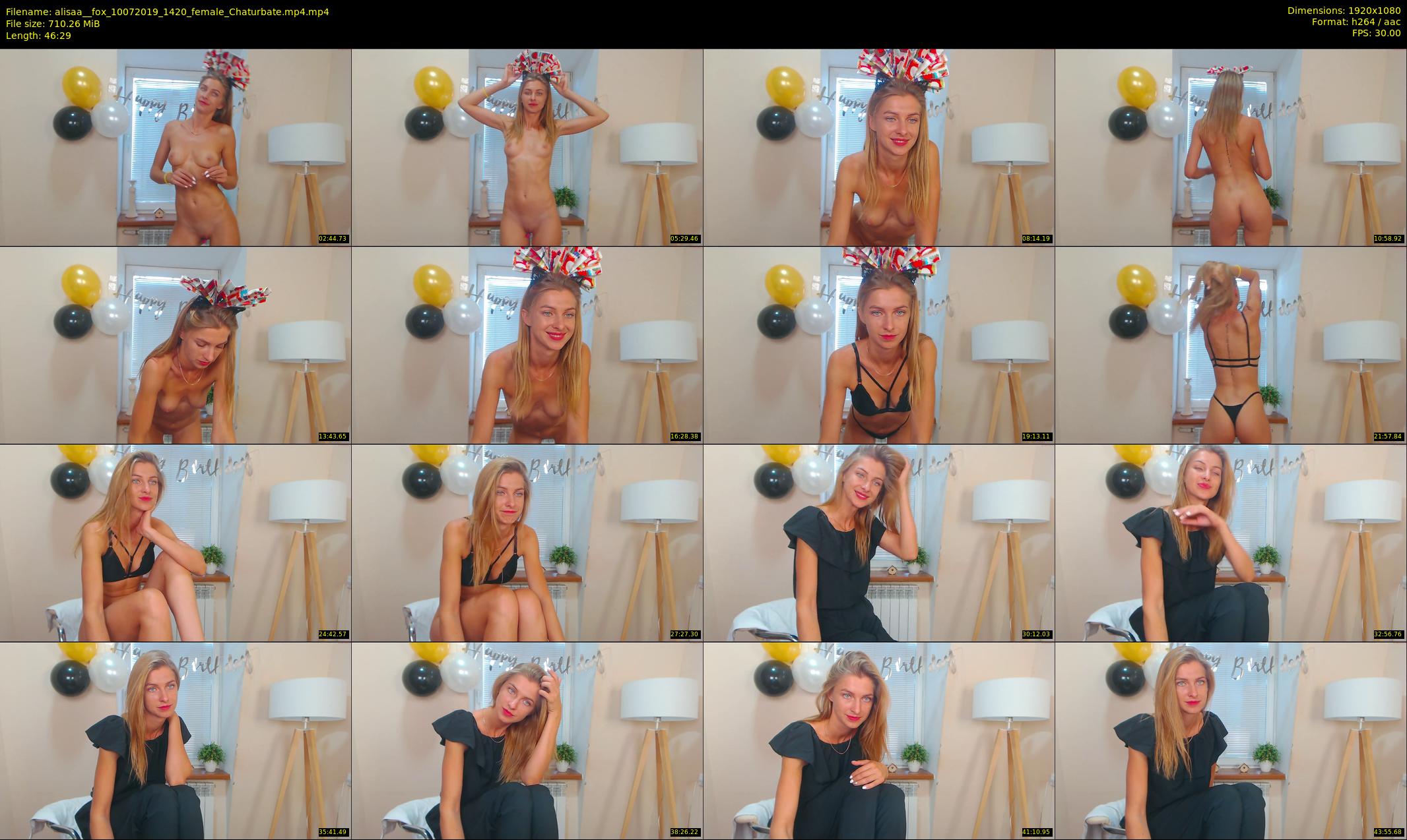 alisaa__fox — 47 minute Chaturbate female cam show recording, 1080p, Jul 10, 2019