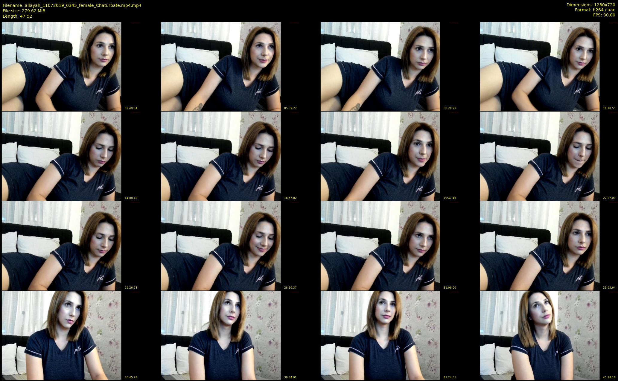 allayah — 48 minute Chaturbate female cam show recording, 720p, Jul 11, 2019