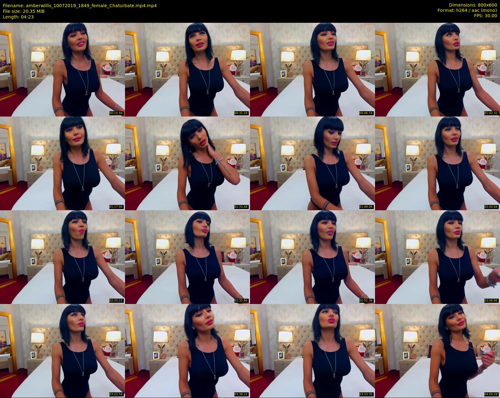 amberwillis — 5 minute Chaturbate female cam show recording, 480p, Jul 10, 2019