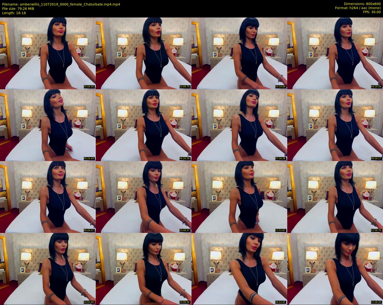 amberwillis — 19 minute Chaturbate female cam show recording, 480p, Jul 11, 2019