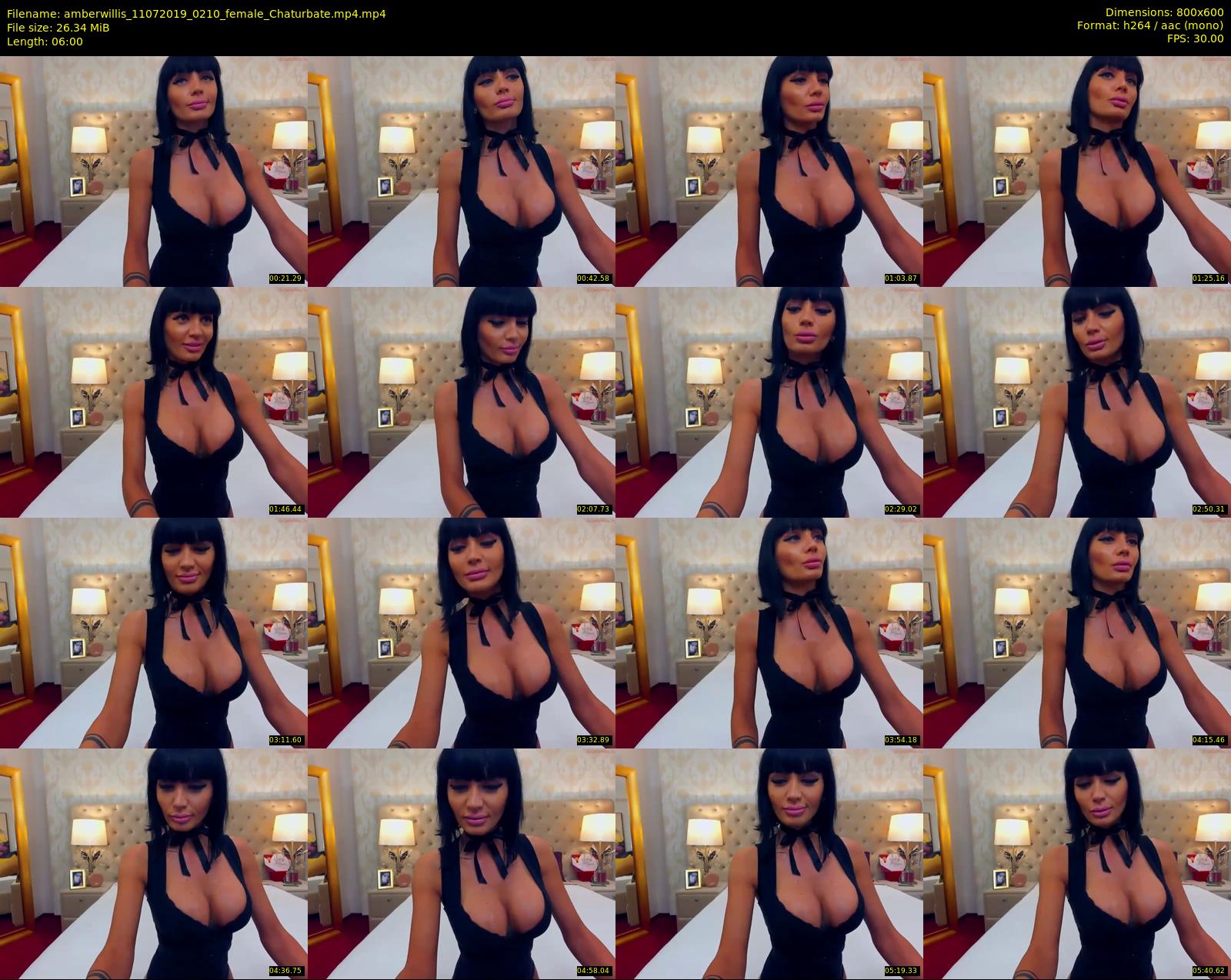 amberwillis — 6 minute Chaturbate female cam show recording, 480p, Jul 11, 2019